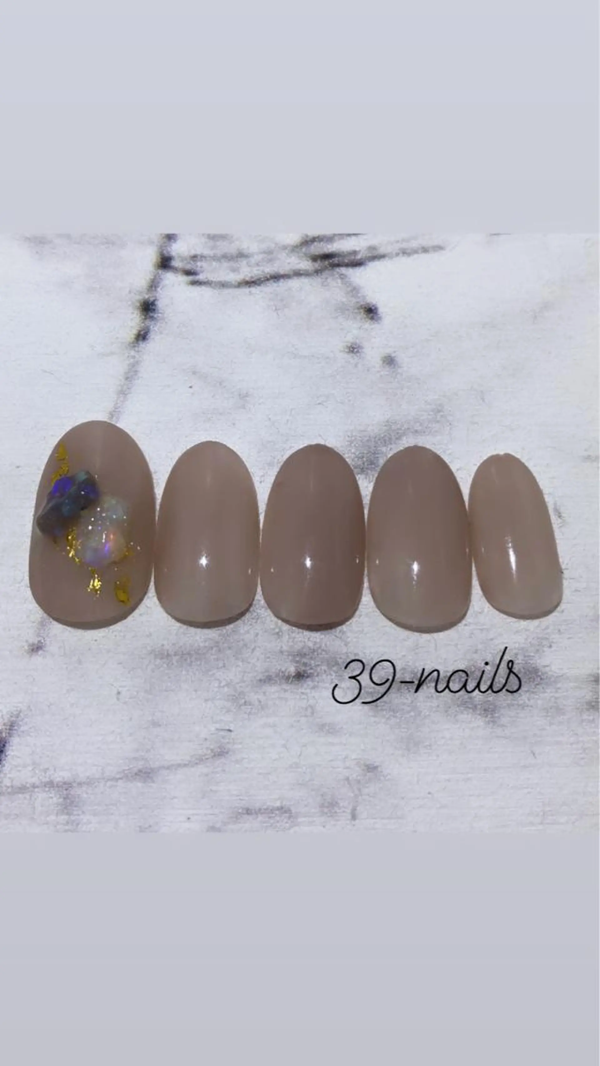 ネイル シンプルネイル 39-nails EharaMikuのネイルデザイン