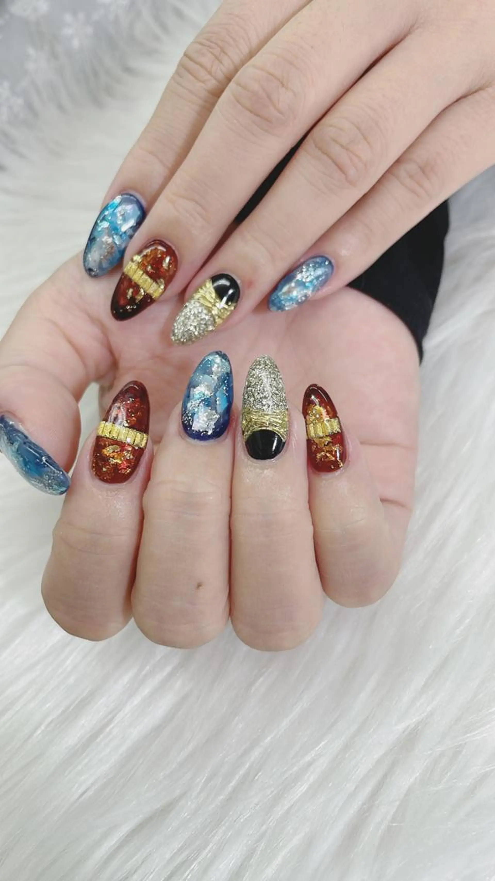 ネイル 🦋ネイルサロン ブラン🌈ゆりのネイルデザイン