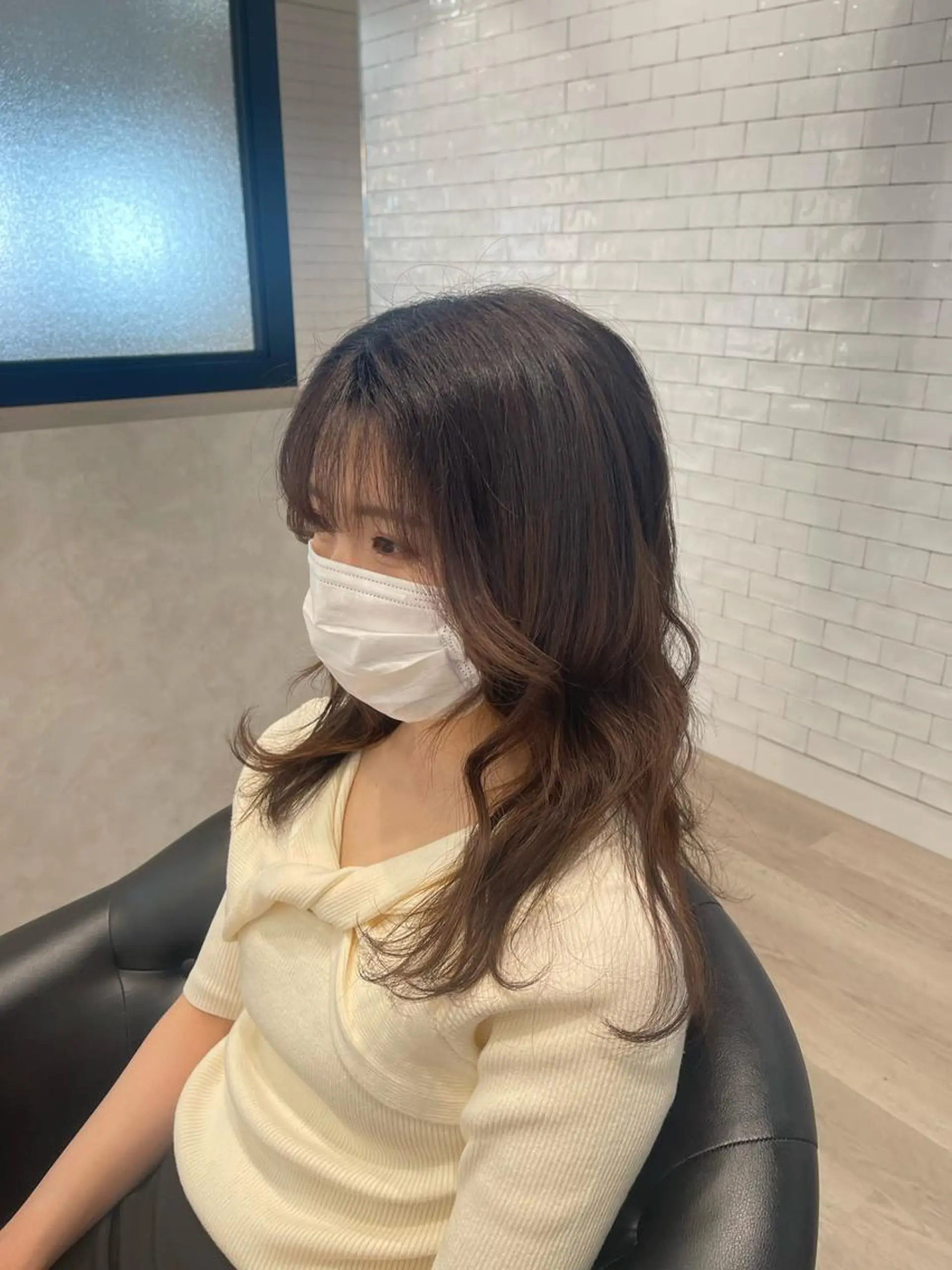 ロング カラー カット ヘアカラー トリートメント &chaLme   心斎橋所属・emi/髪質改善/ 韓国風/艶カラーのヘアスタイル