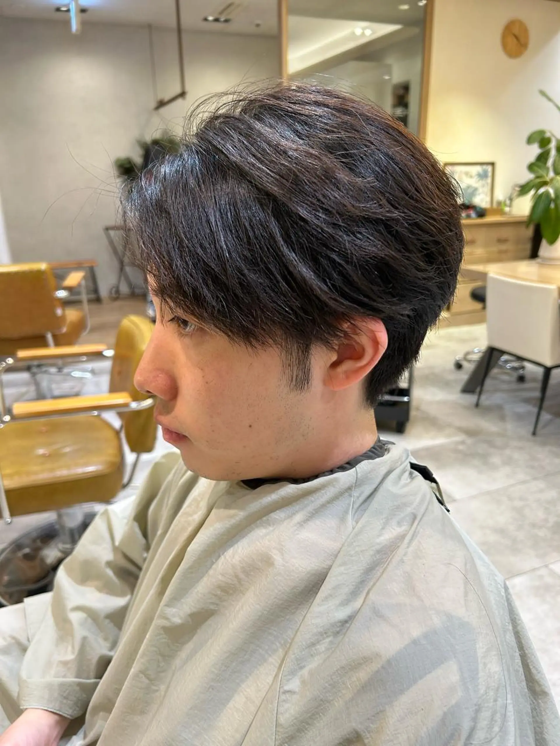 メンズ CANAAN銀座所属・艶透明感カラー/ ルーズパーマ/田中のヘアスタイル