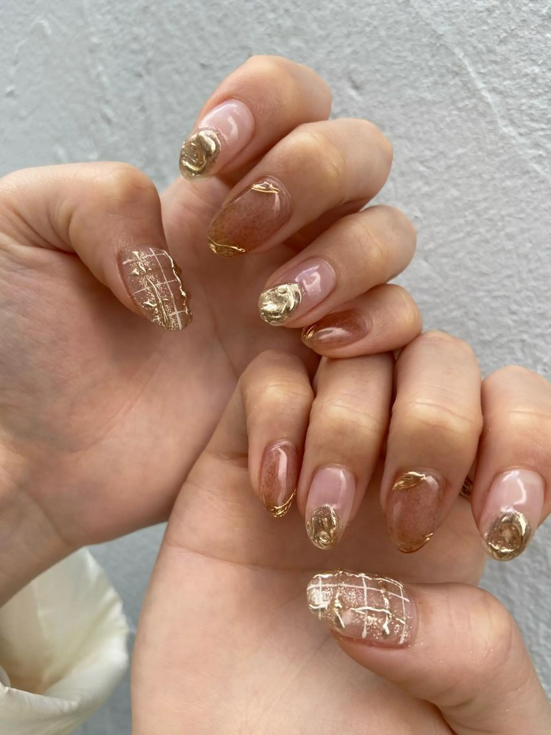 ネイル ニュアンスネイル バレンタイン nail atelier es.所属・atelier es.のネイルデザイン