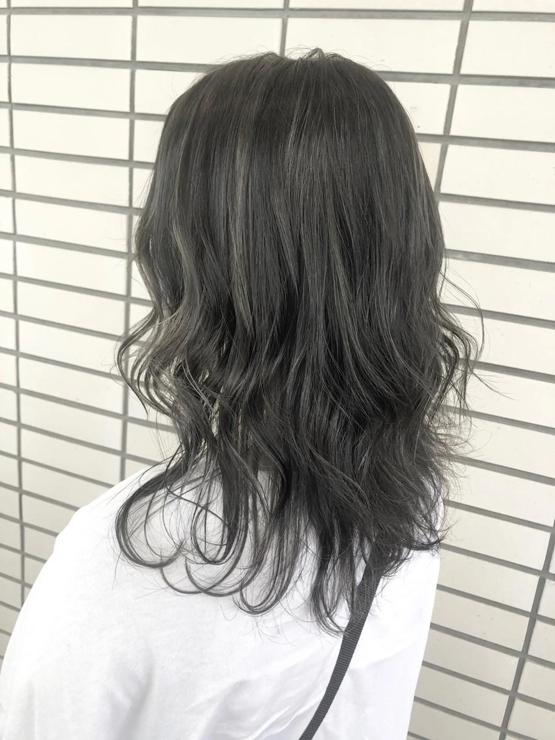 セミロング カラー ハイライトカラー ハイライト ヘアカラー 2nd所属・🤍2nd🤍田所 美希のヘアスタイル