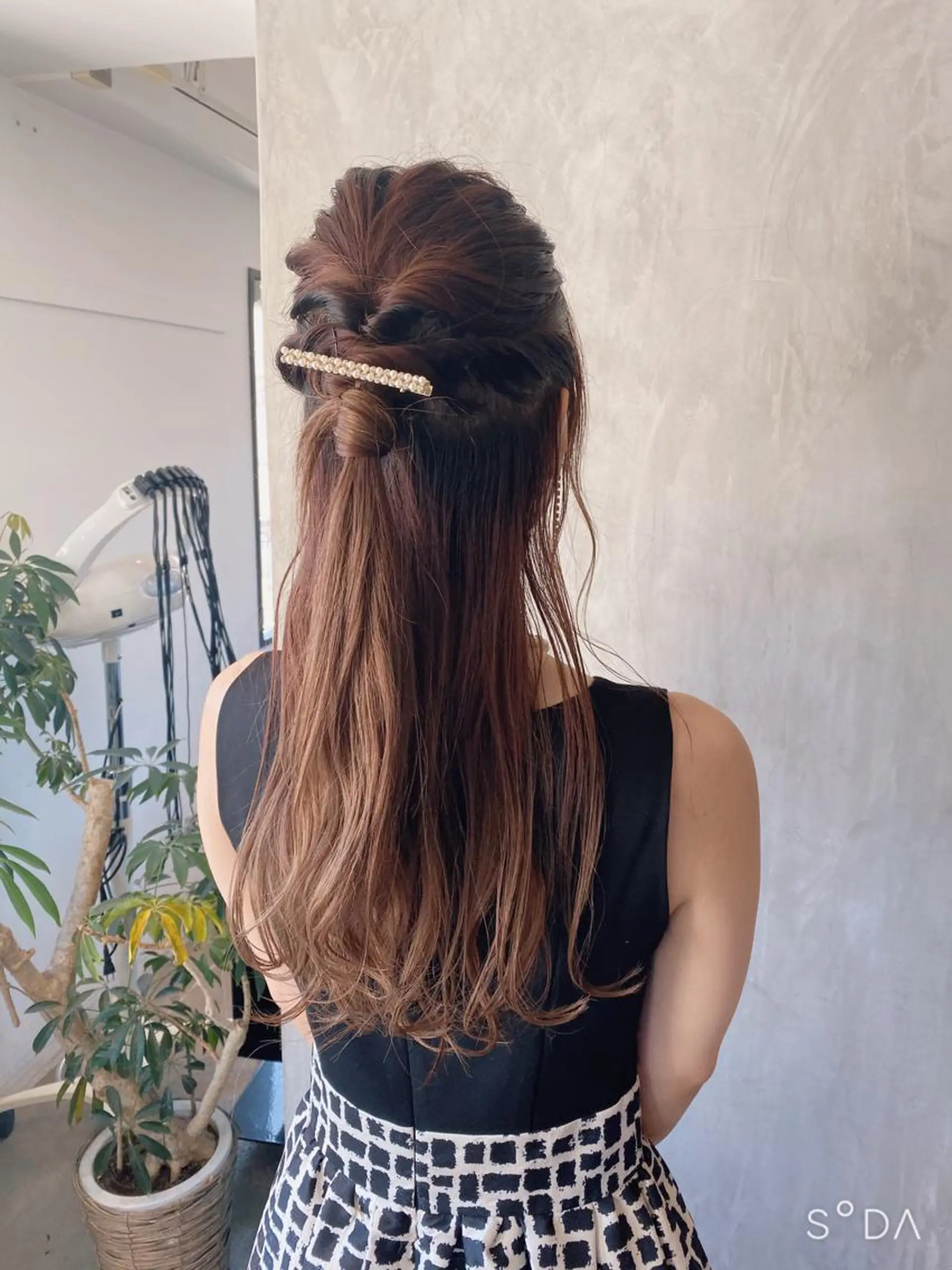 セミロング カラー ヘアアレンジ stylist/蛯谷 珠里のヘアスタイル