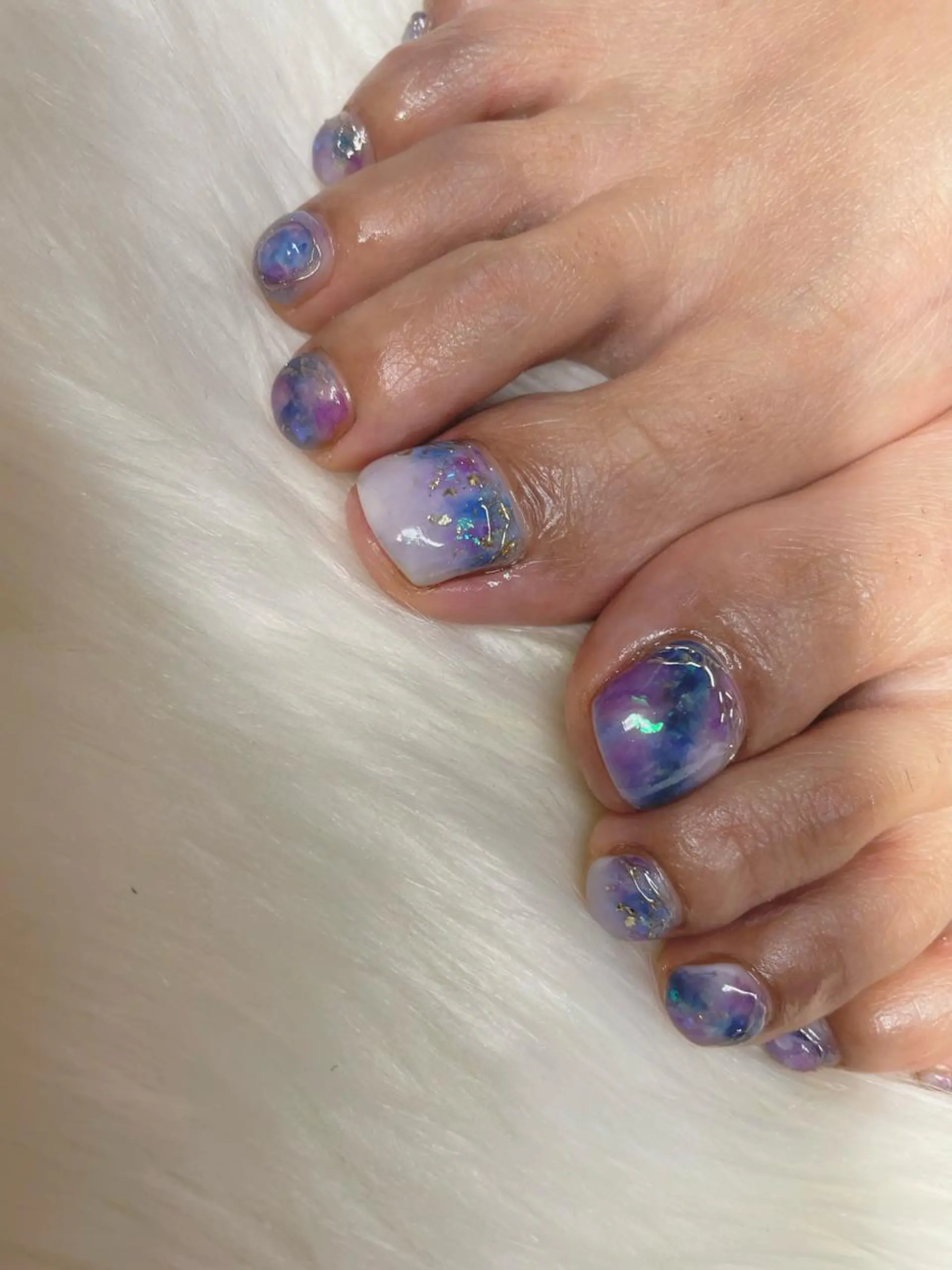 ロング カラー ヘアアレンジ キッズ ネイル マツエク・マツパ アイブロウ 福田 加奈のネイルデザイン