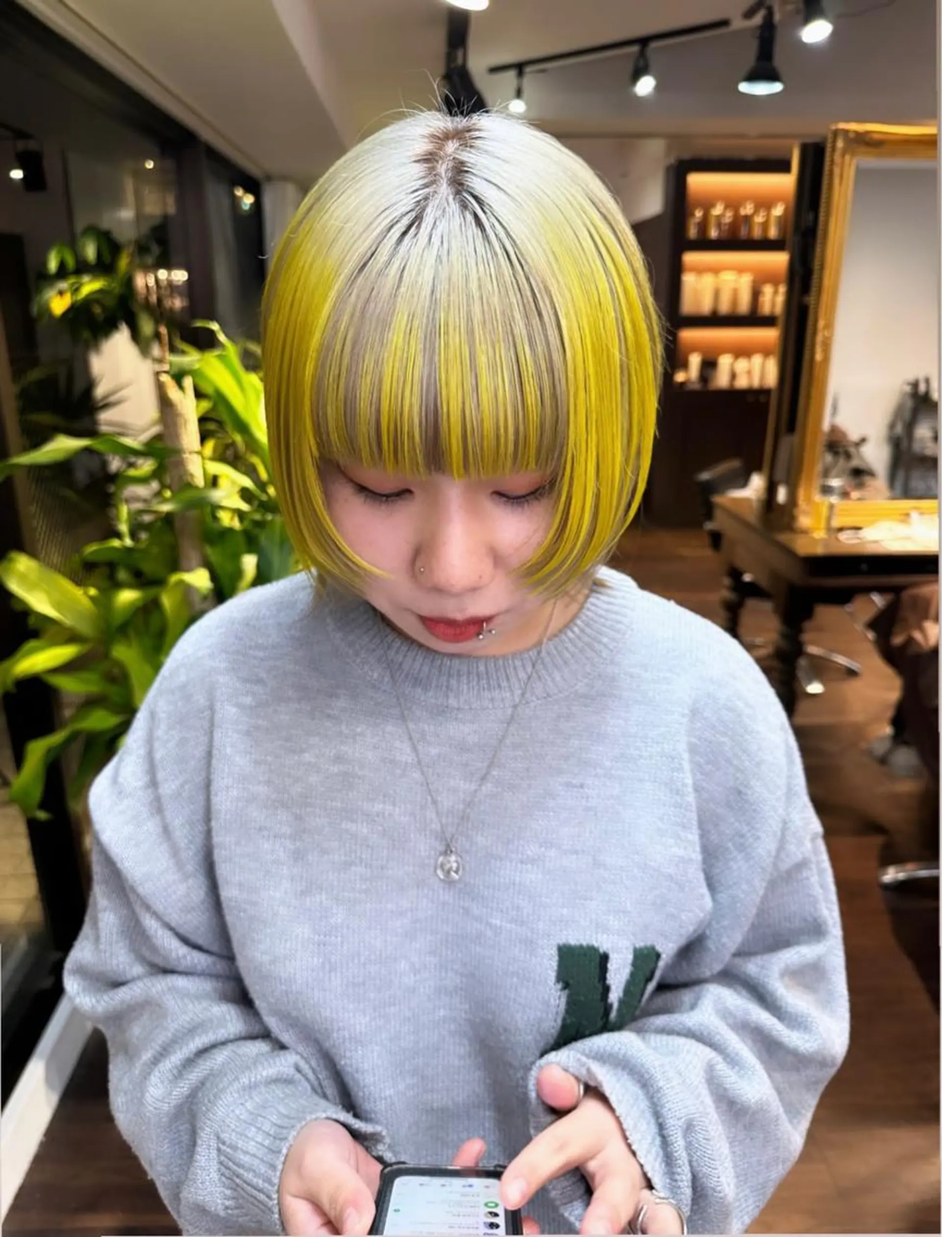 ショート カラー アディクシーカラー ベージュカラー ブリーチ ケアブリーチ ダブルカラー カット ヘアカラー トリートメント ワンホンヘア ケラチン/Kaitoのヘアスタイル