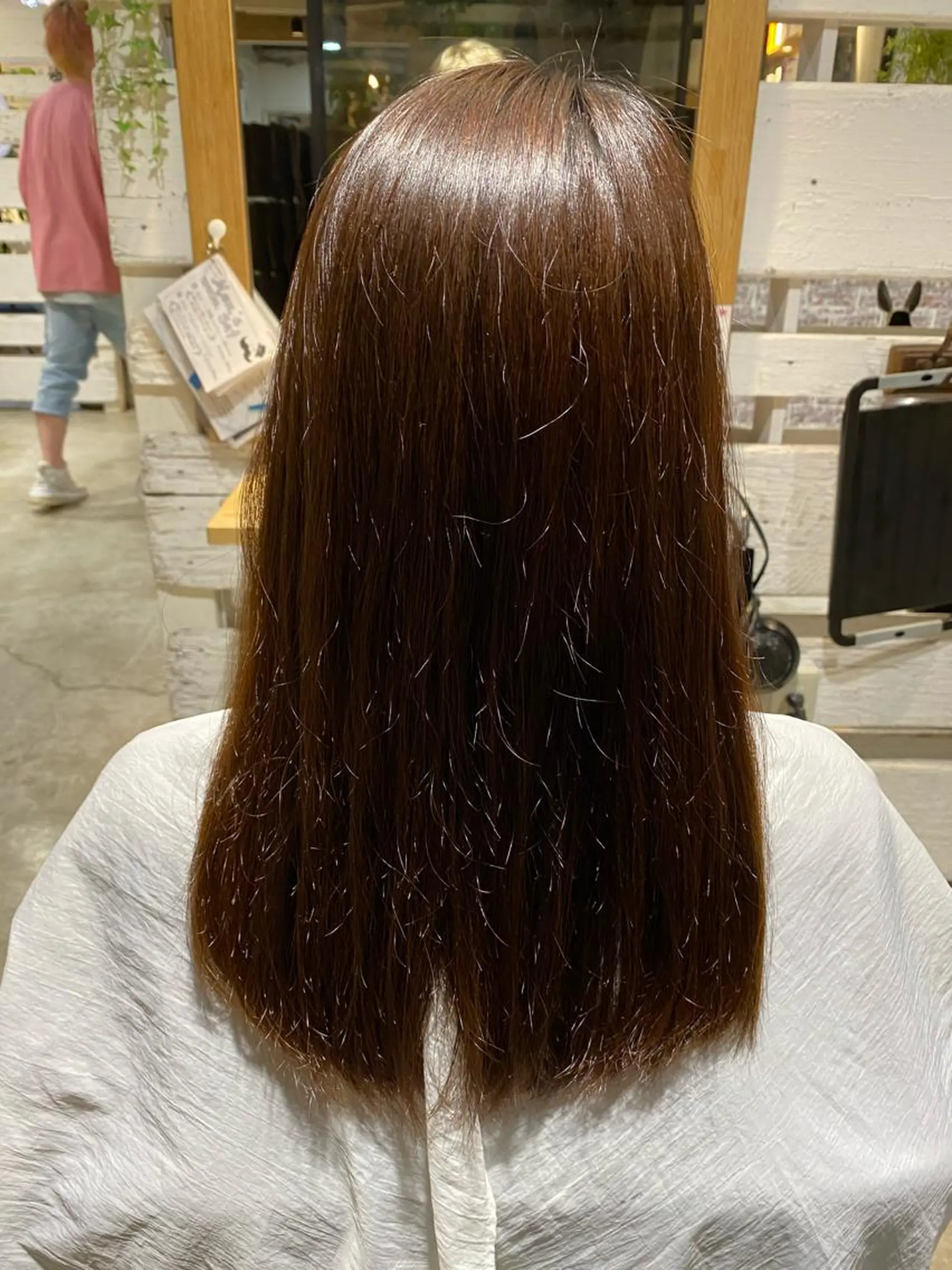 ロング カット 縮毛矯正 Lian by Allure所属・長濱 俊のヘアスタイル