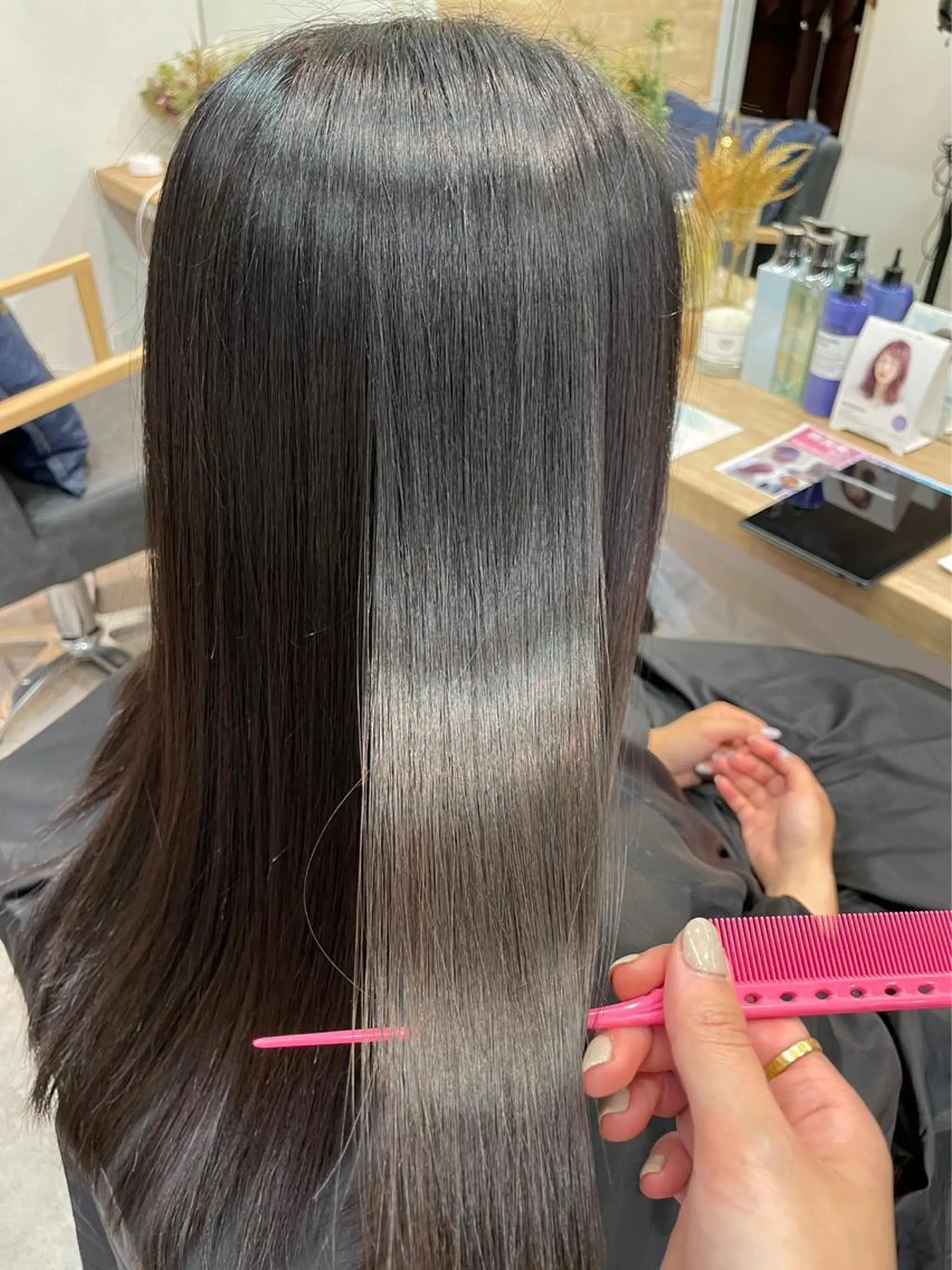 ロング 艶カラー/縮毛矯正/ ケア/アレンジ/桜悠のヘアスタイル