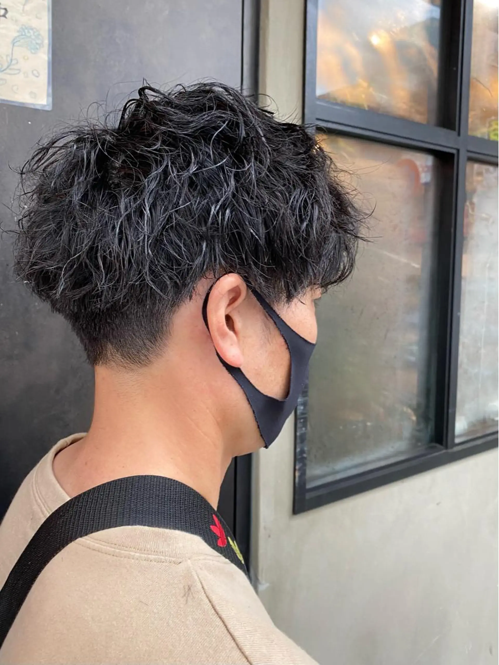 ショート パーマ メンズ 【扉gate】野崎 英幸のヘアスタイル