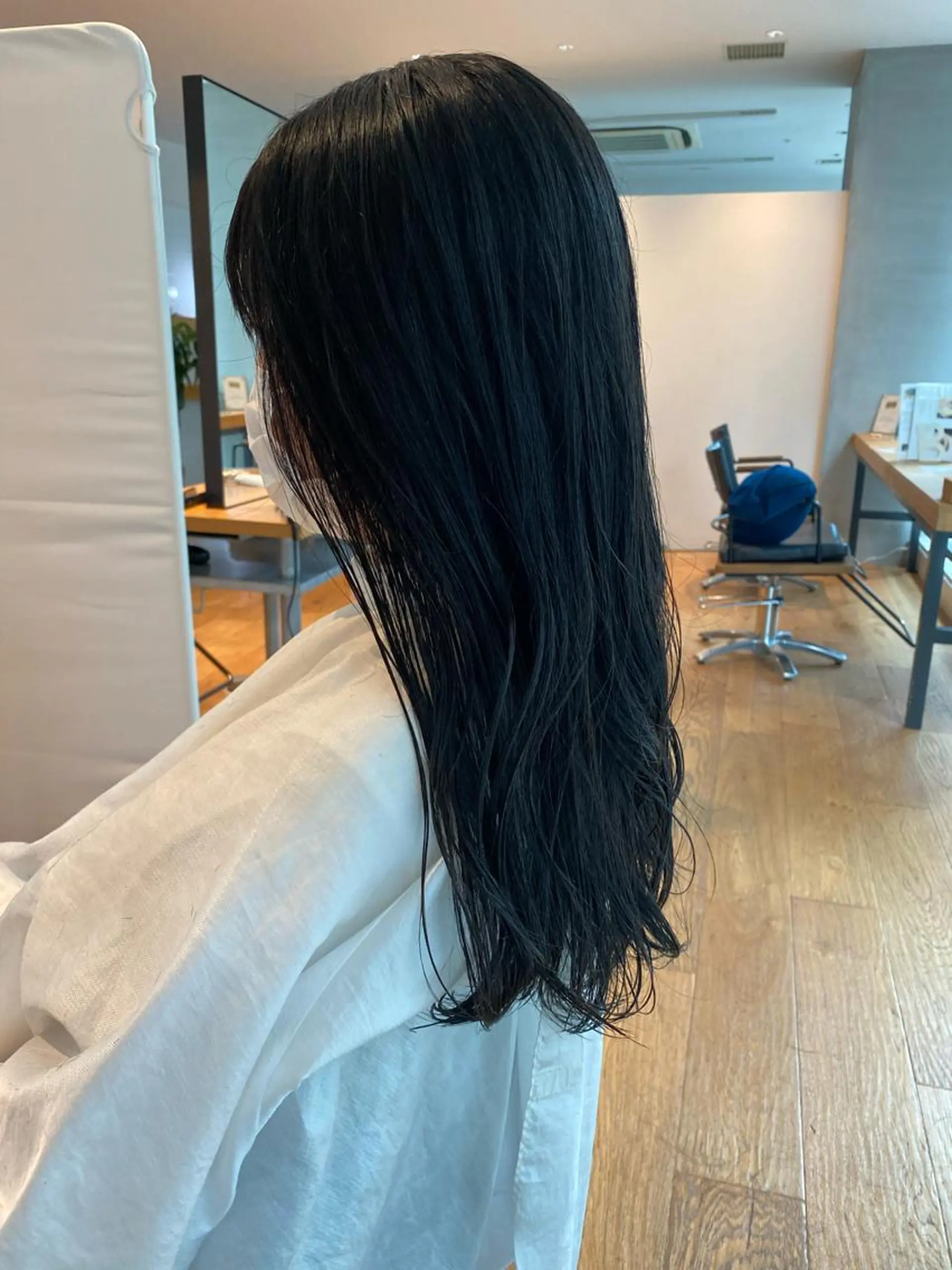ロング カラー 、 、のヘアスタイル