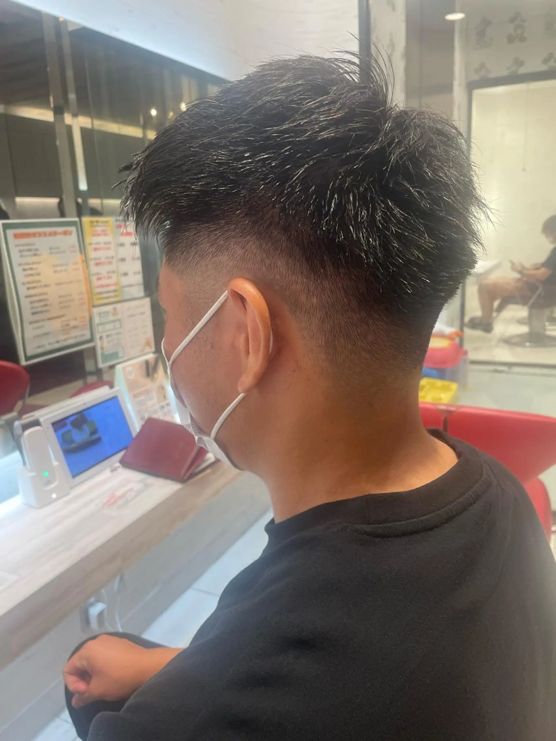 メンズ カット EARTH 山﨑龍馬のヘアスタイル