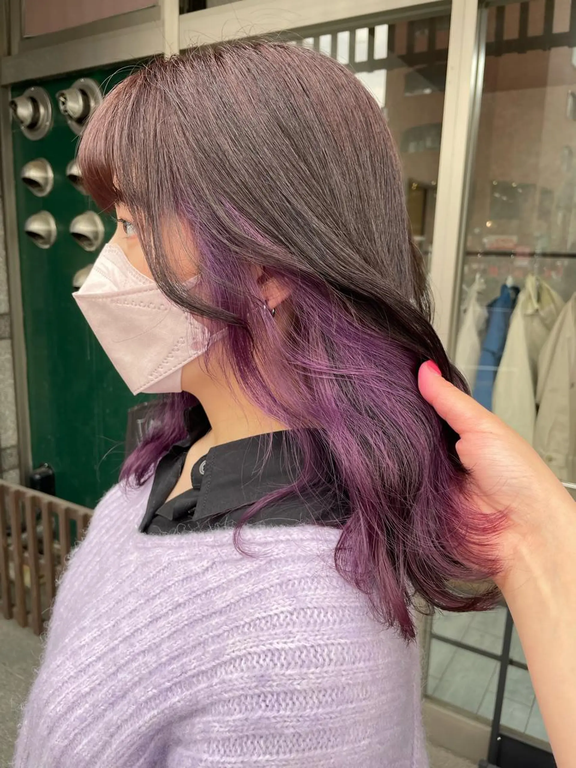 セミロング カラー 高橋 みく/ minim 暖色のヘアスタイル