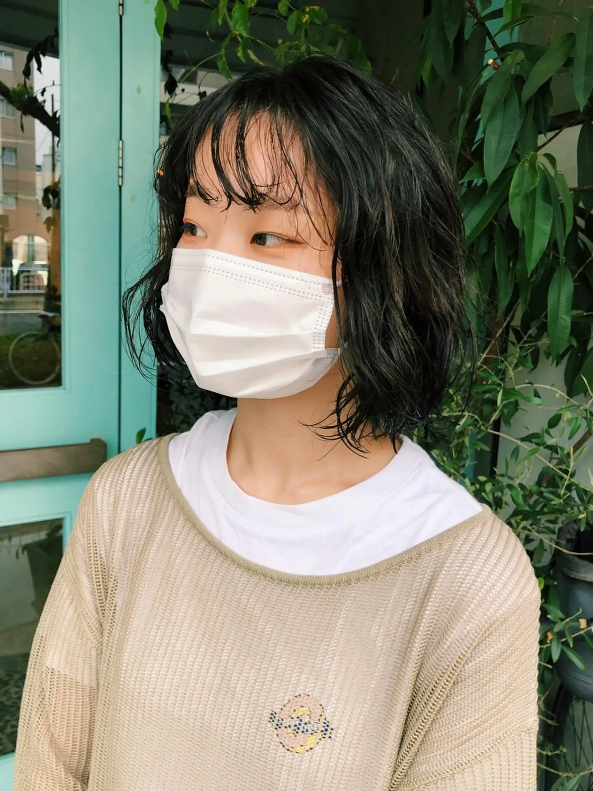 ショート パーマ パーマ/レイヤー 岩山丈一郎のヘアスタイル