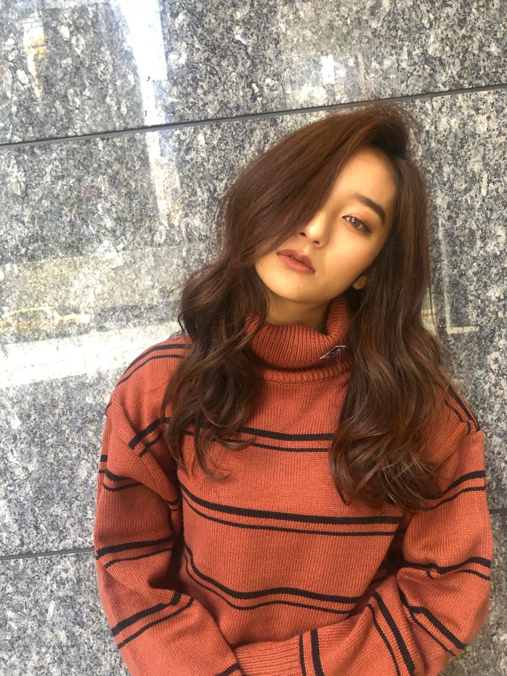 ロング カラー パーマ ヘアアレンジ 【似合うが見つかる】 Hanaのヘアスタイル