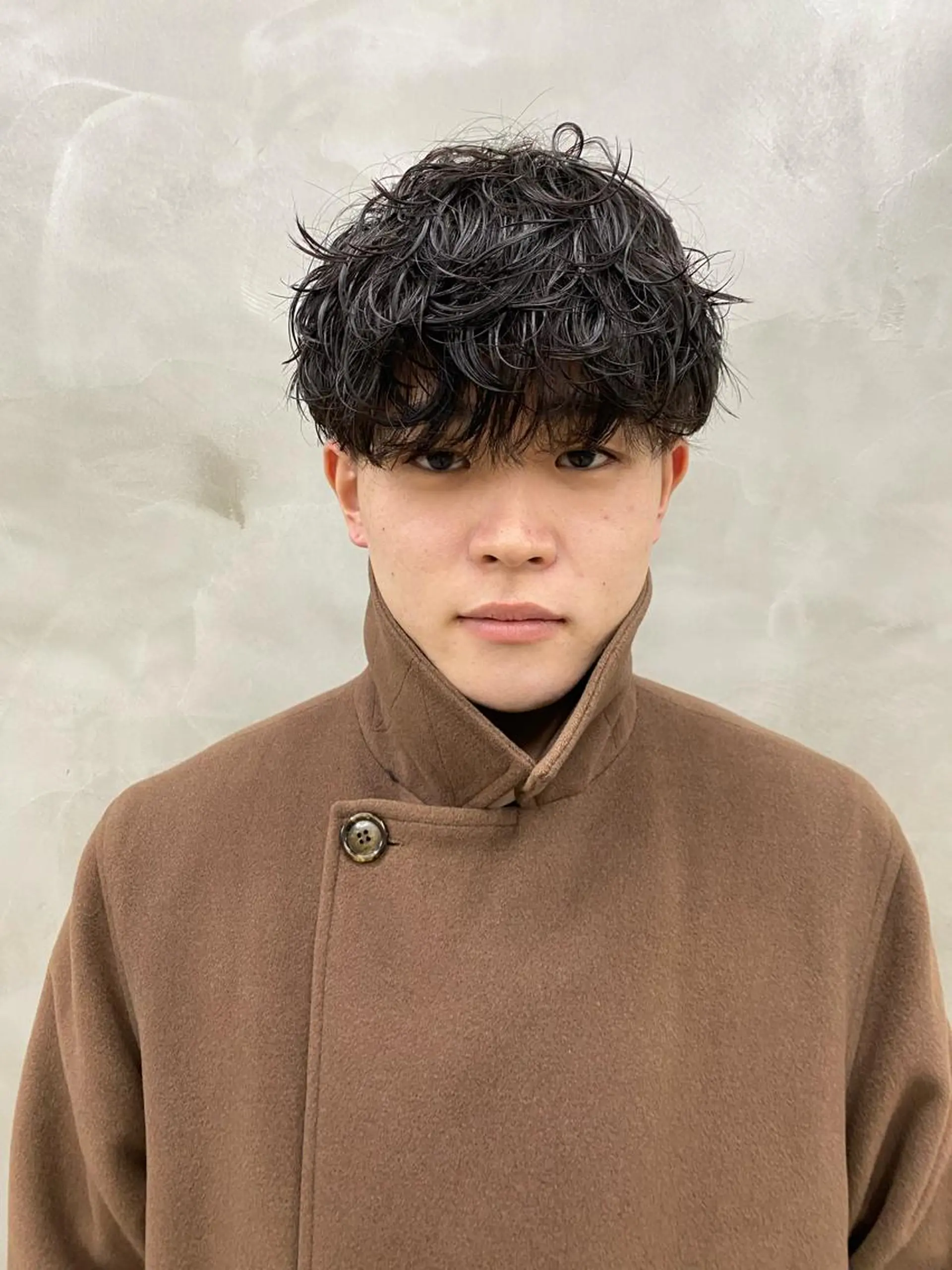 パーマ メンズ メンズパーマ 波巻きパーマ yiye 青山所属・無料カットモデル募集 🌱ひょうがのヘアスタイル