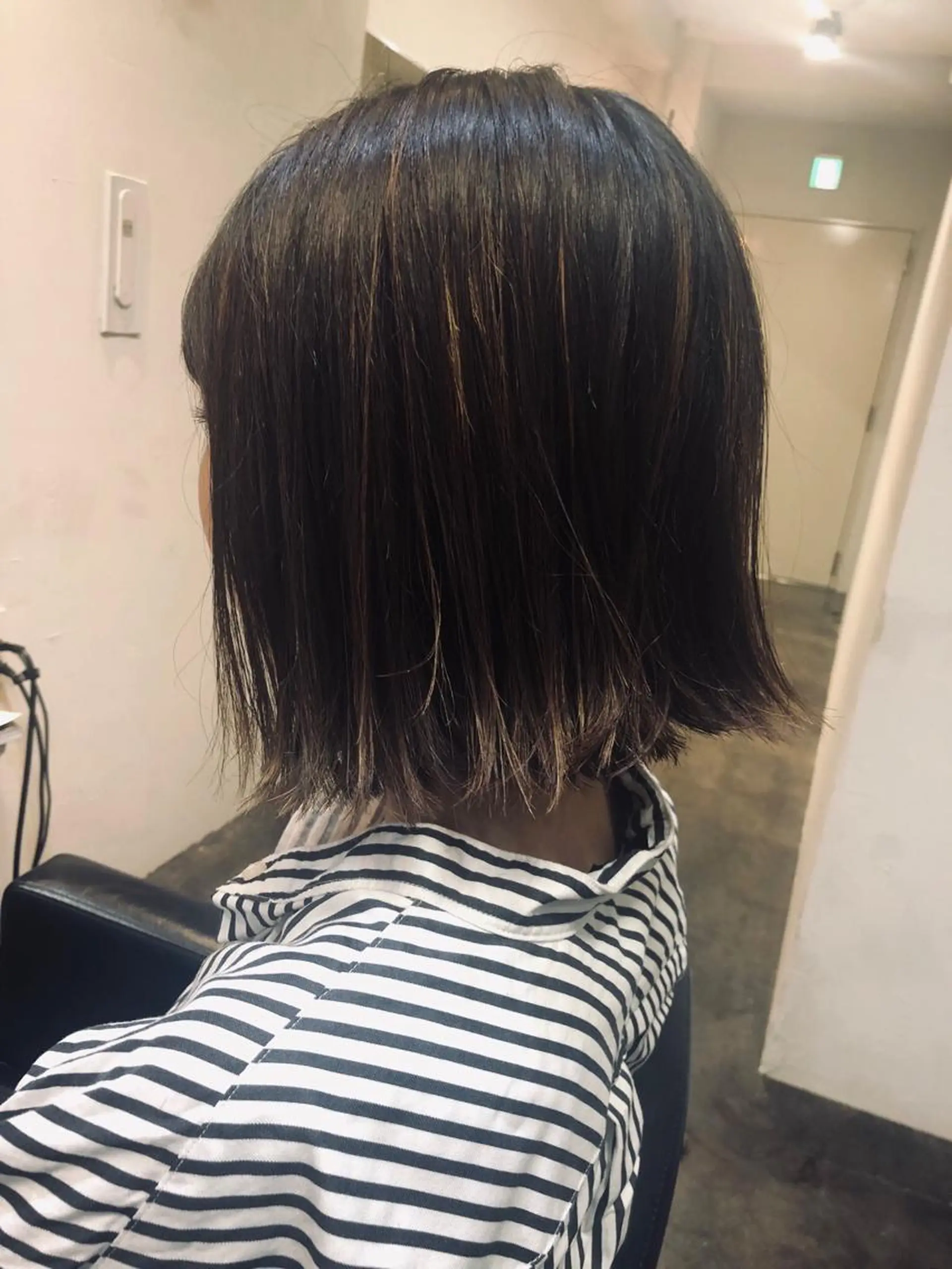 ショート 切りっぱなしボブ ボブ 千葉 郁也のヘアスタイル