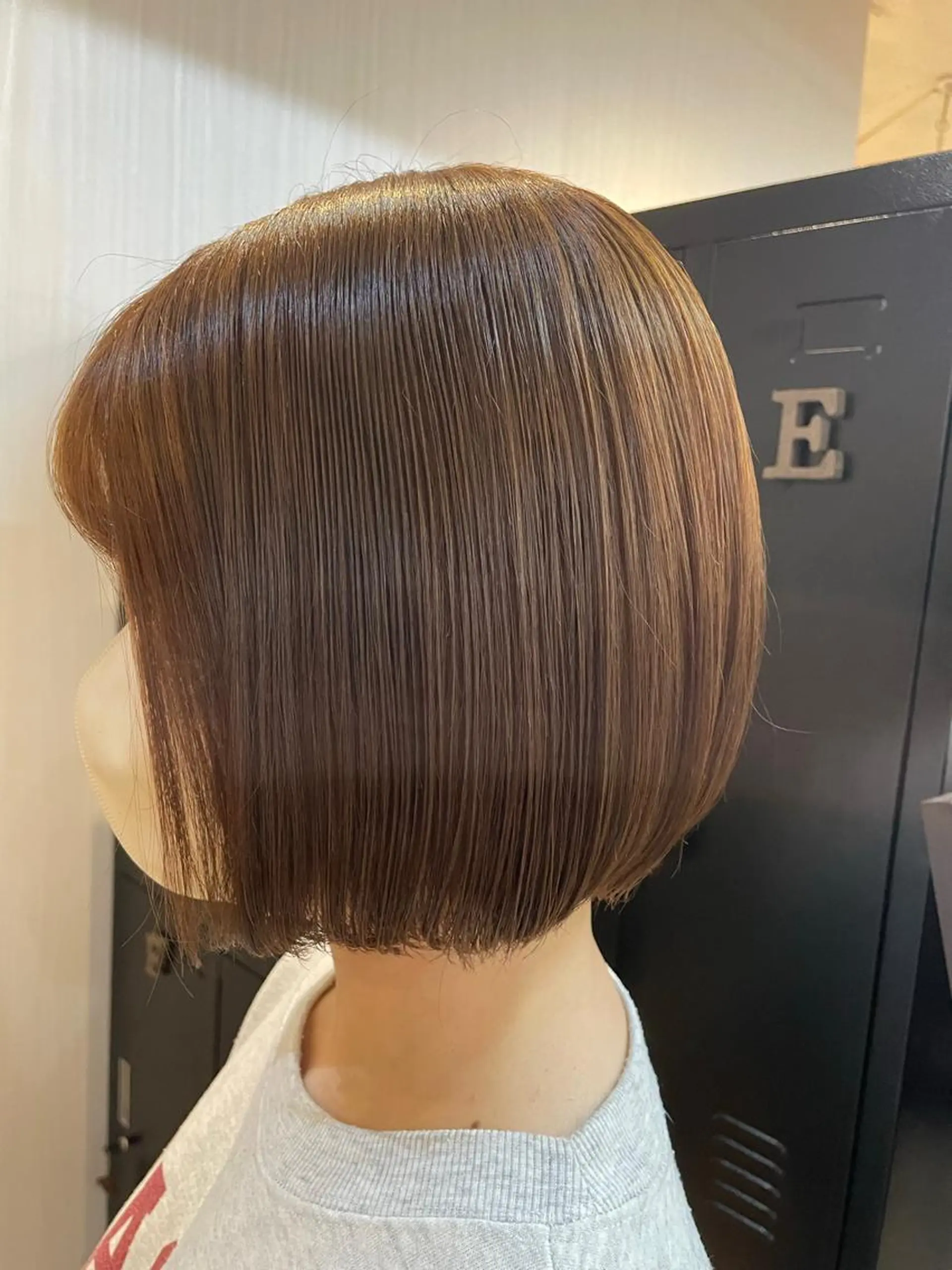 ショート カラー ブラウンカラー ボブ カット ヘアカラー トリートメント 【ボブ/透明感カラー 】🎀上村美緒🎀のヘアスタイル