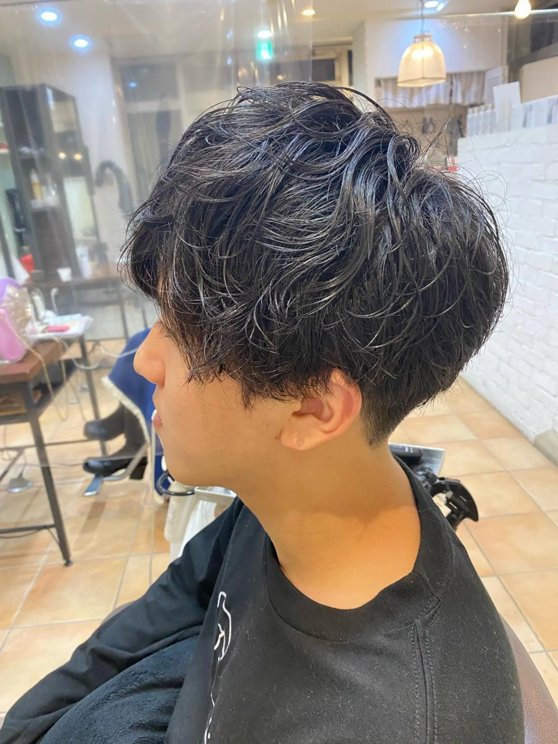 カラー パーマ ショートカット パーマ石井のヘアスタイル