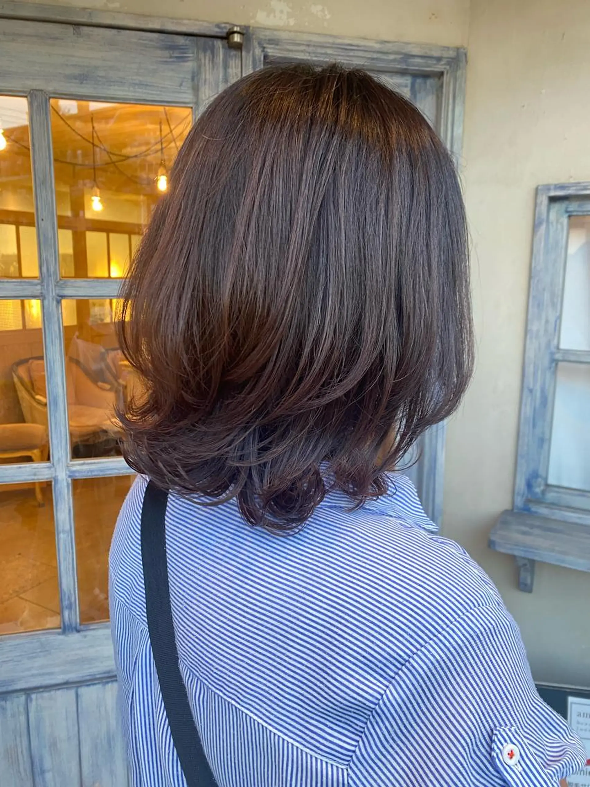 ミディアム レイヤーカット エイミーバイアフロート所属・Kasuga Sayuriのヘアスタイル