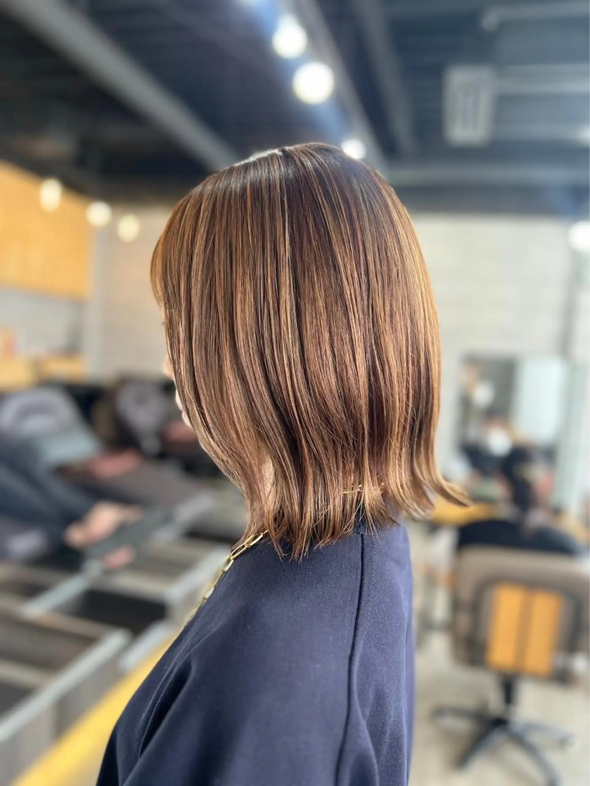 ミディアム 今だけ無料✨髪質改善 谷本さちのヘアスタイル