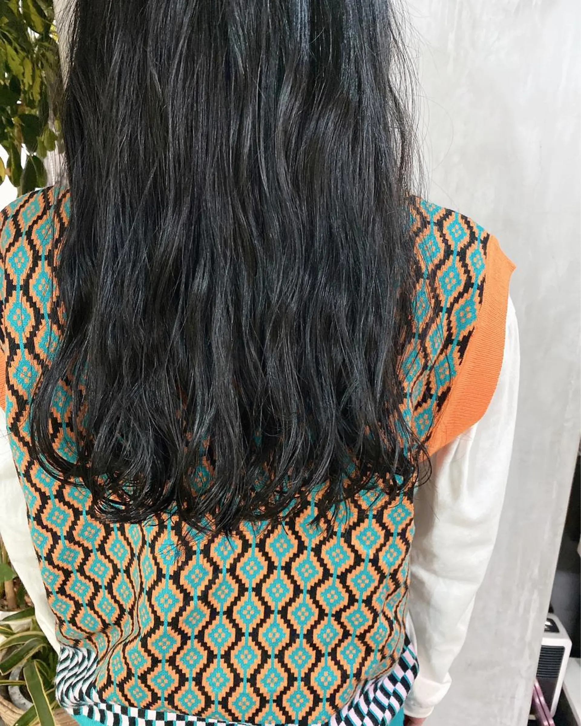 ロング カラー ヘアアレンジ ブルーカラー ブルージュ stylist/蛯谷 珠里のヘアスタイル