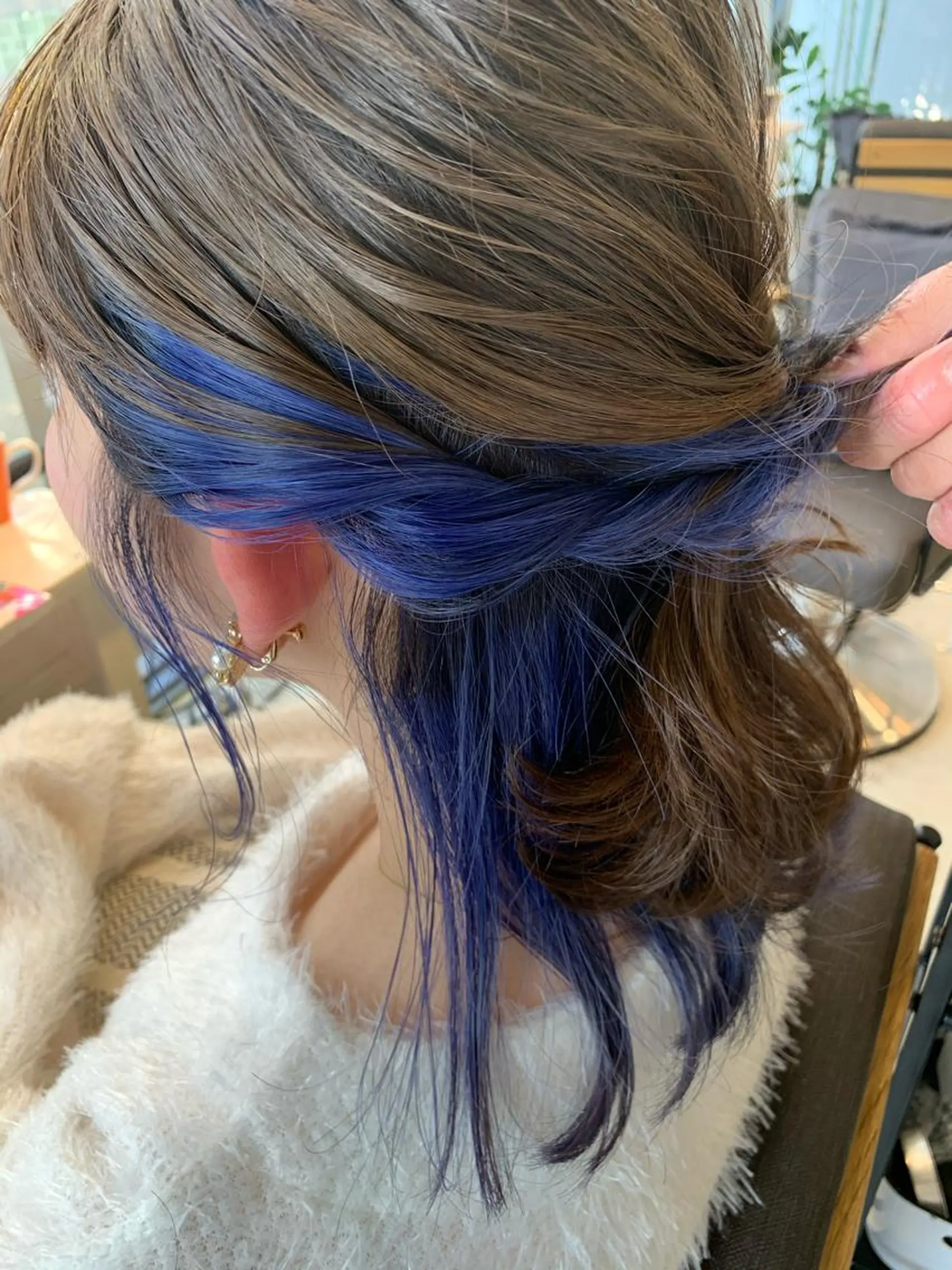 セミロング カラー パーマ ヘアアレンジ キッズ マツエク・マツパ レイヤー＆カラー 人気美容師倉崎涼のヘアスタイル