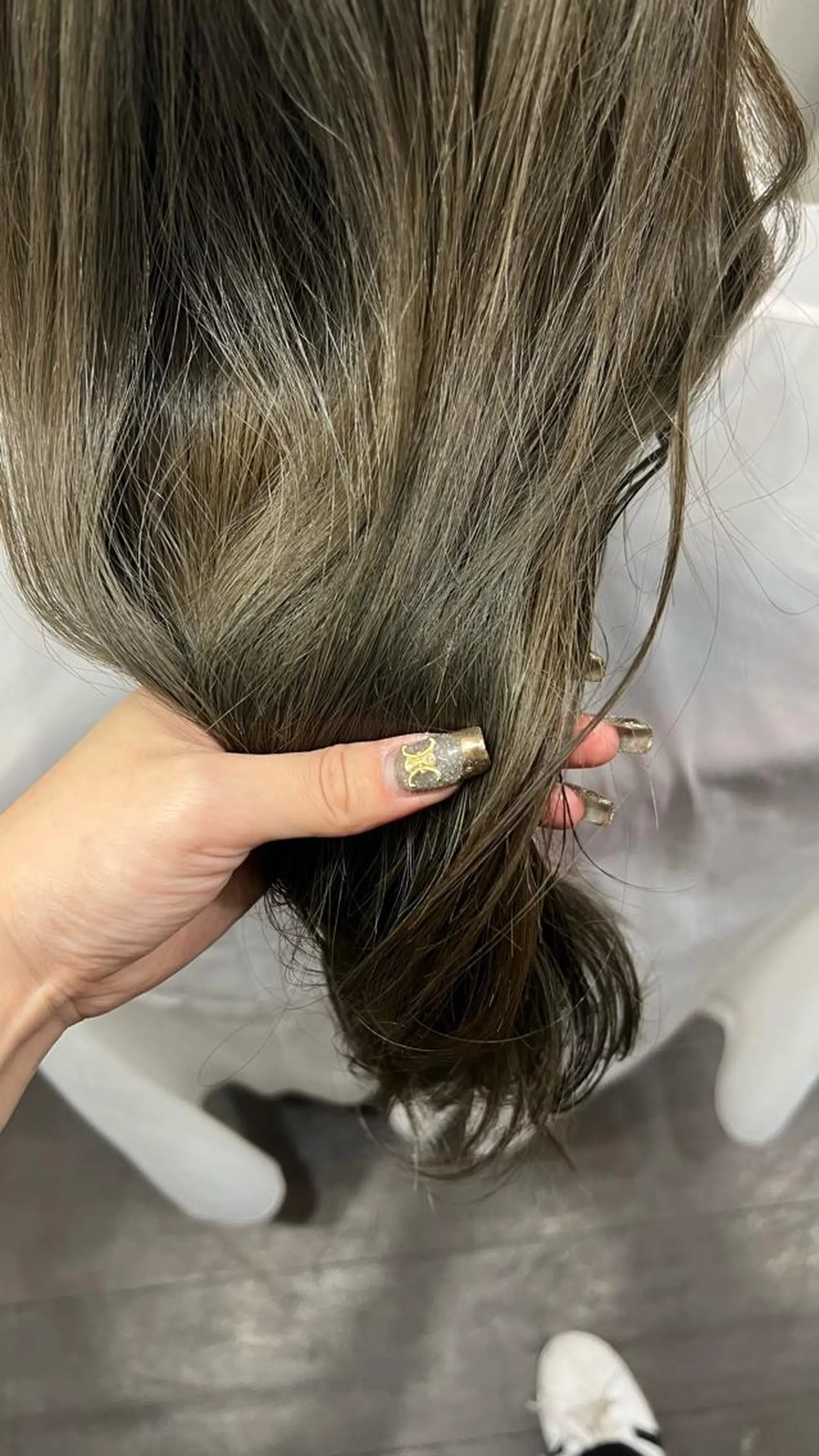 ミディアム カット ヘアカラー トリートメント 名駅/艶韓国風ヘア miyabiのヘアスタイル