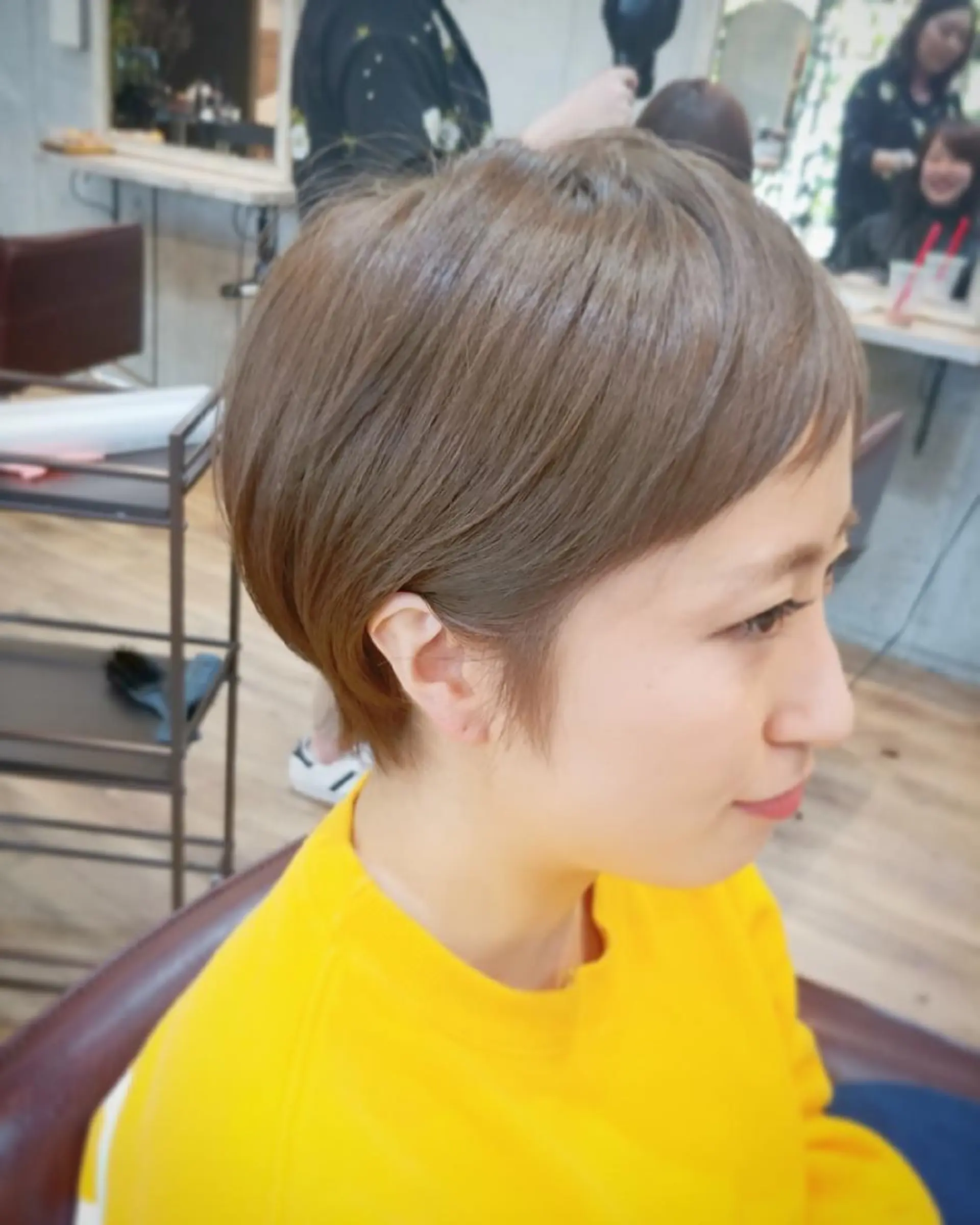 ショート カラー パーマ ヘアアレンジ カット ヘアカラー トリートメント ペスカ豊崎店　沖縄所属・ショート指名No.1 店長　清水のヘアスタイル
