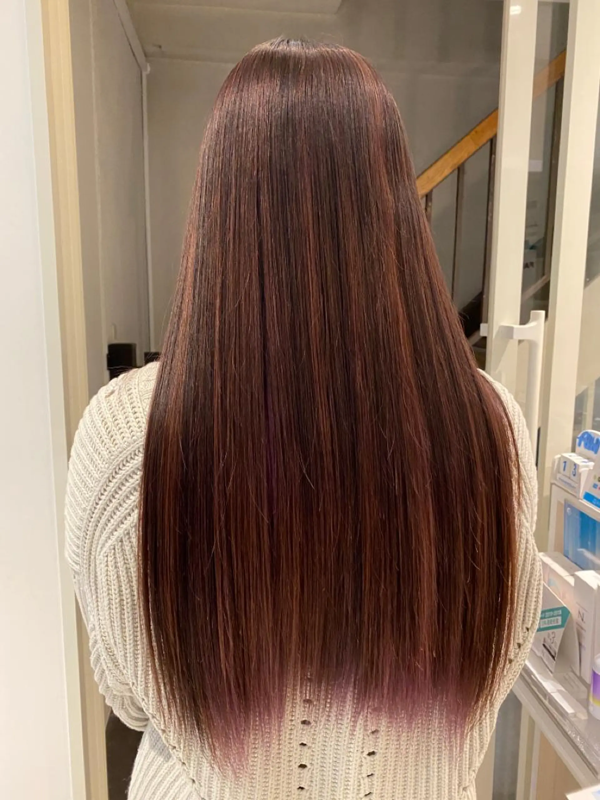 ロング カラー 🌈評価No.1🌈 艶髪カラー❌エクステのヘアスタイル