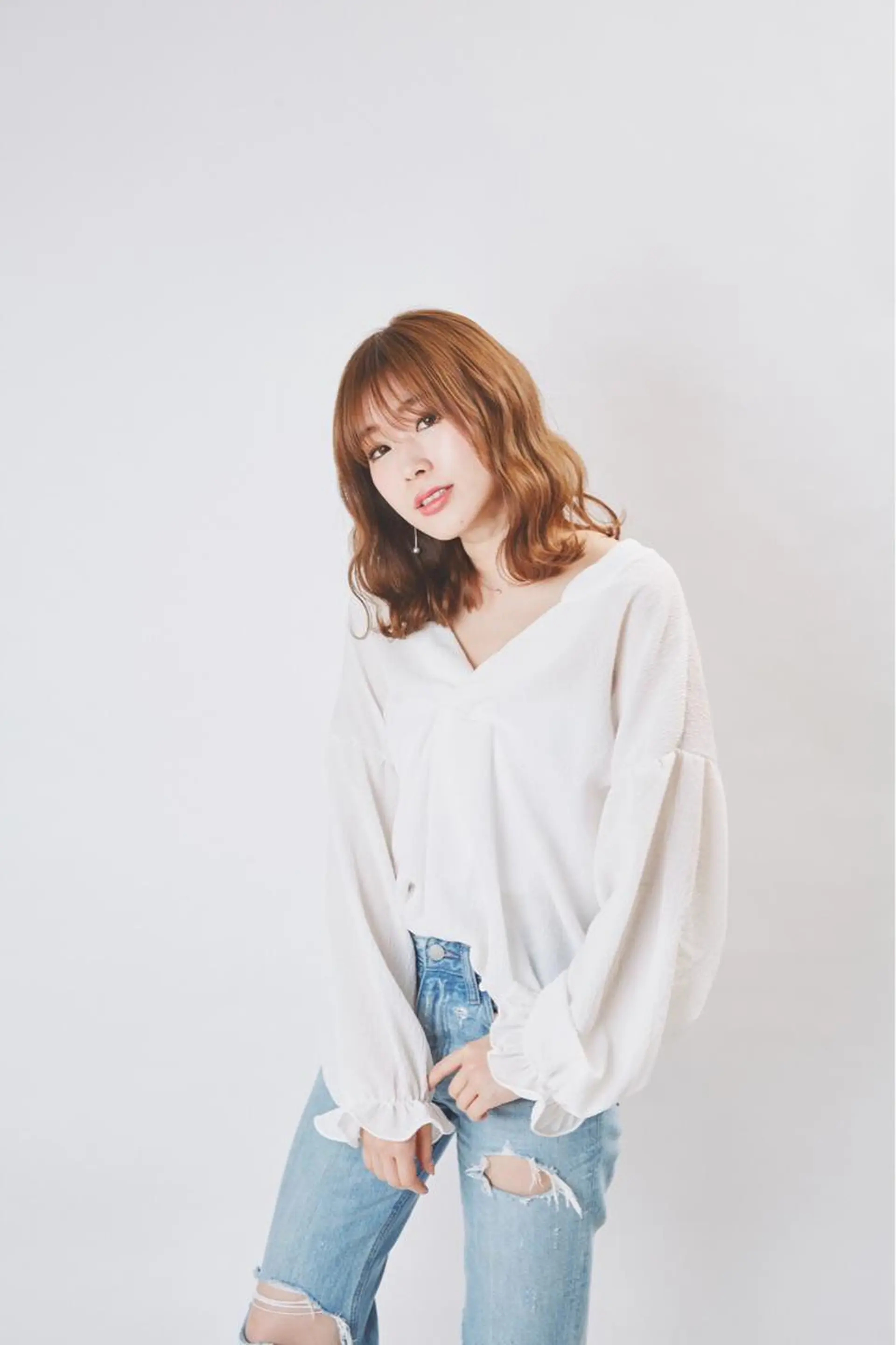 ミディアム カラー パーマ ヘアアレンジ メンズ キッズ ネイル マツエク・マツパ アティリー 西梅田のヘアスタイル