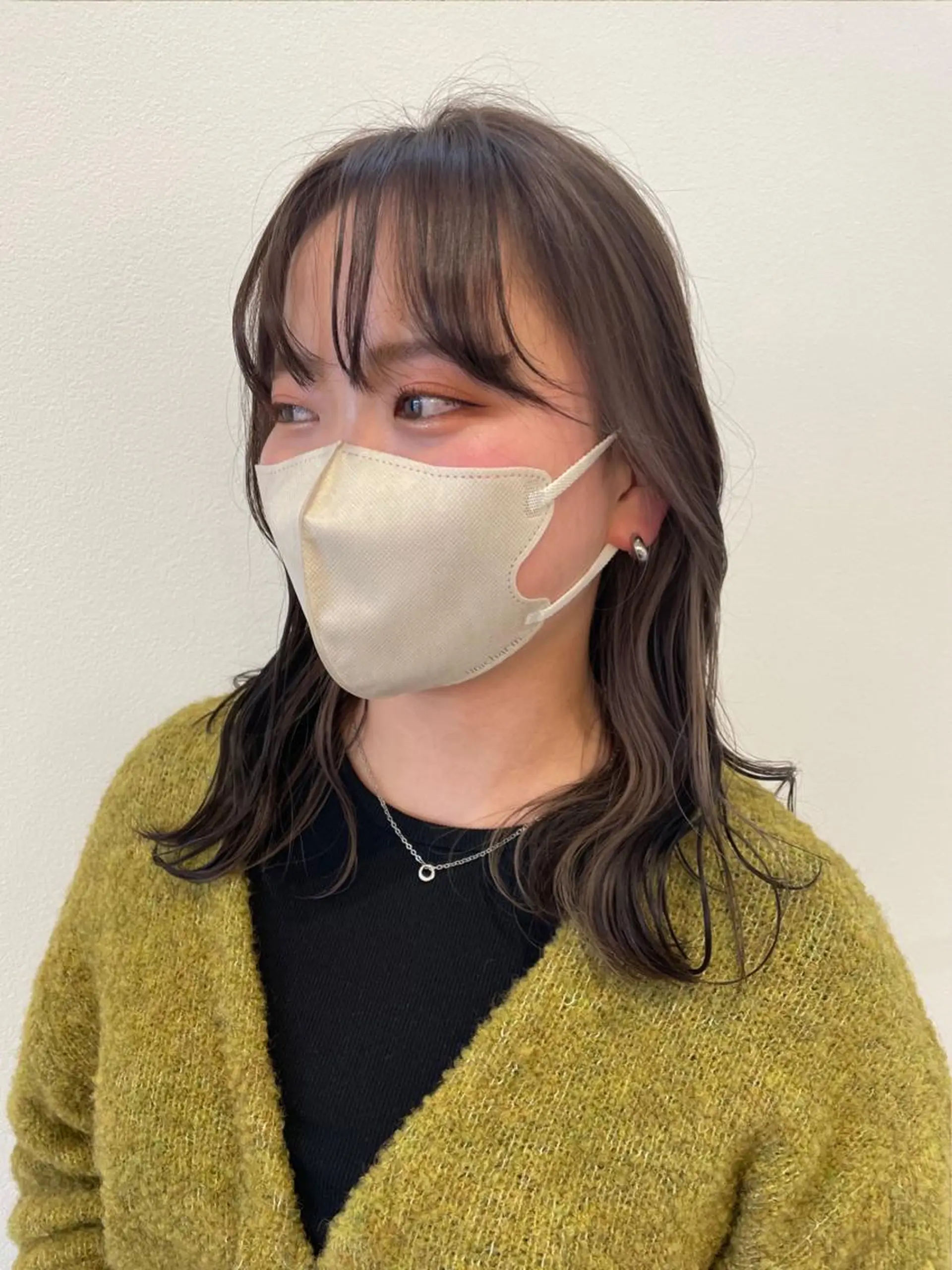 ミディアム カラー カット トリートメント 大西 暦のヘアスタイル