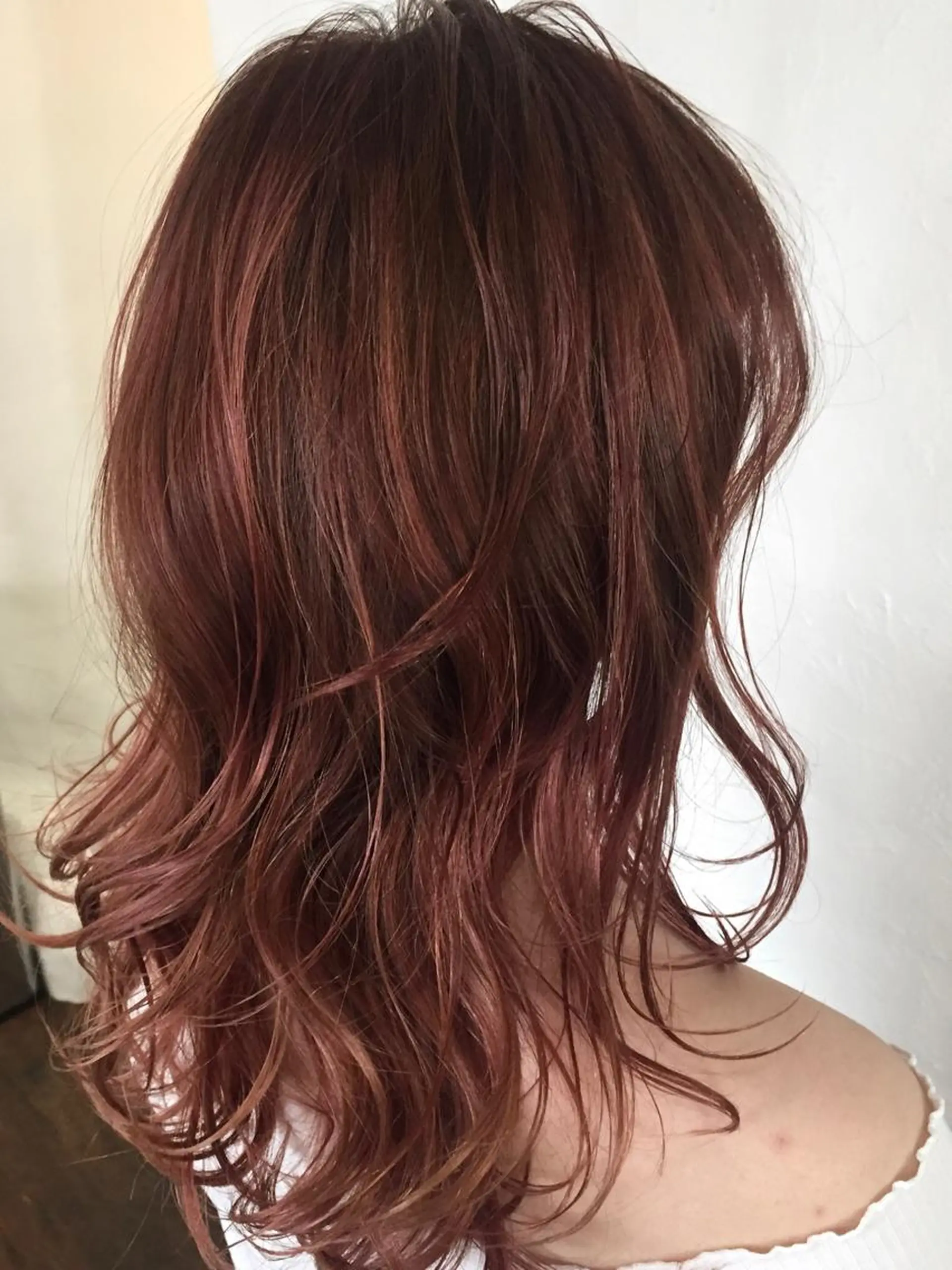 ミディアム カラー ハイライトカラー ハイライト 伊藤 優希のヘアスタイル