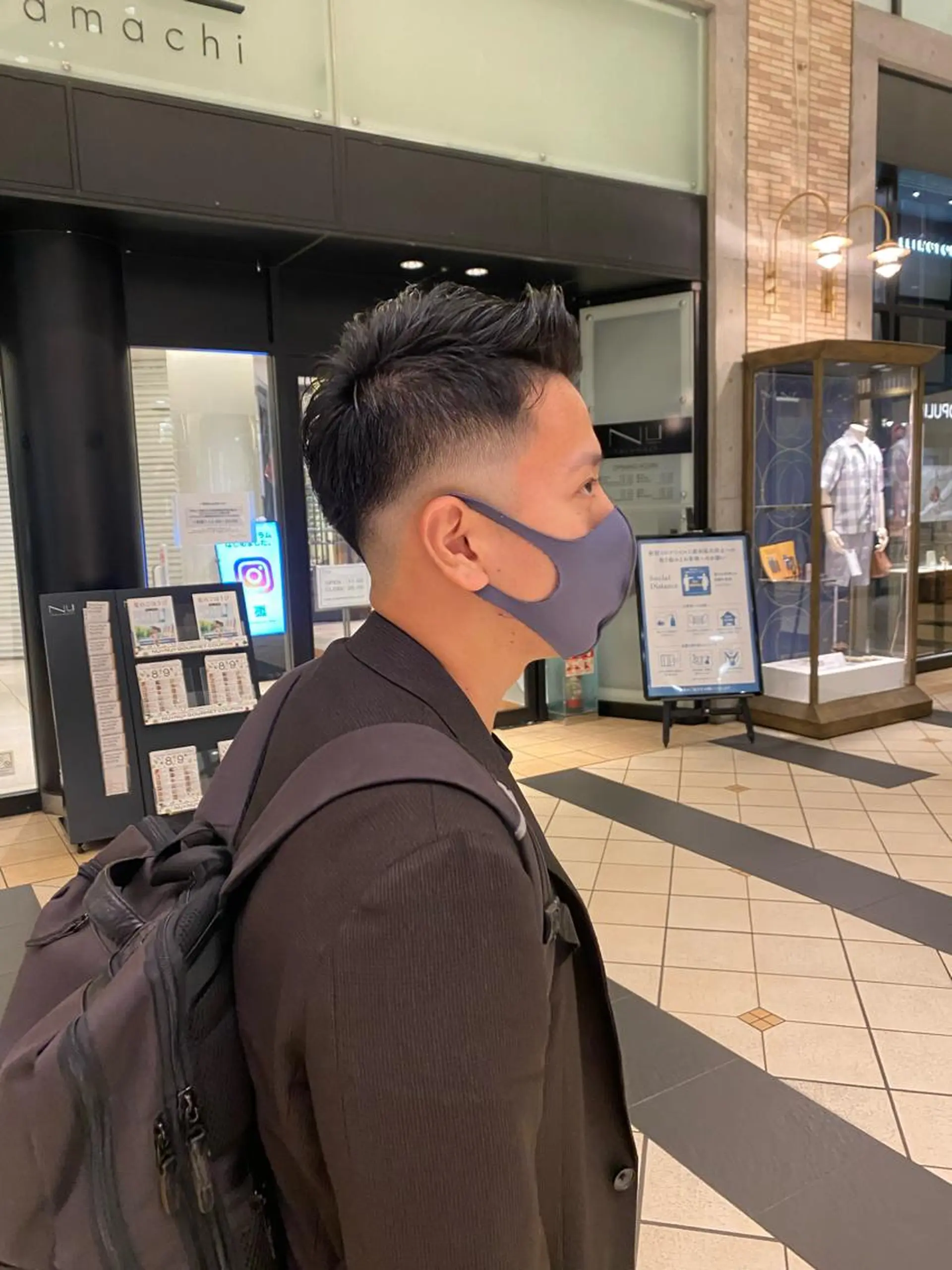 メンズ ビジネス フェードカット unopulir   茶屋町店所属・unopulir 景山　凌のヘアスタイル