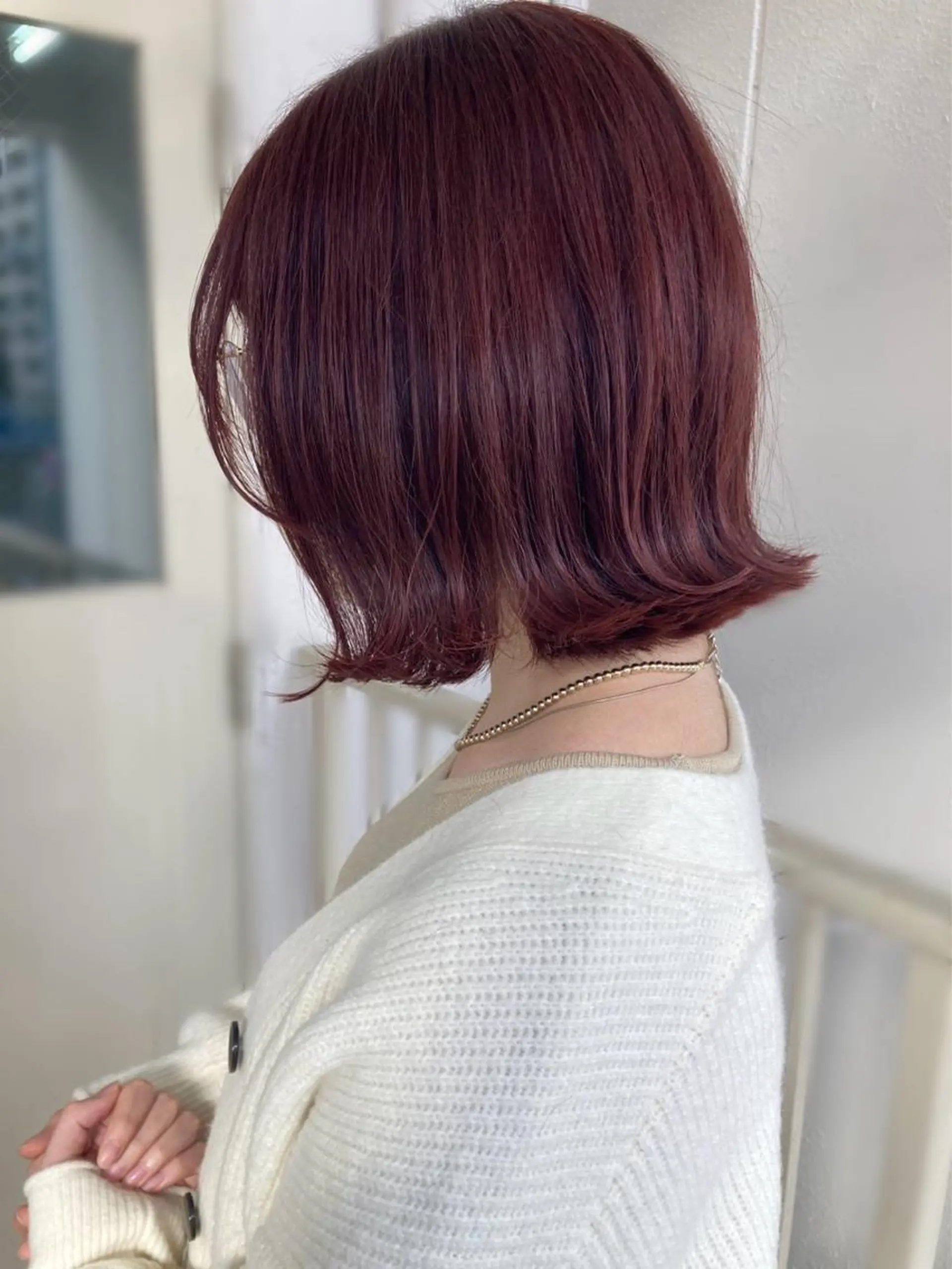 ミディアム roka ノゾミのヘアスタイル