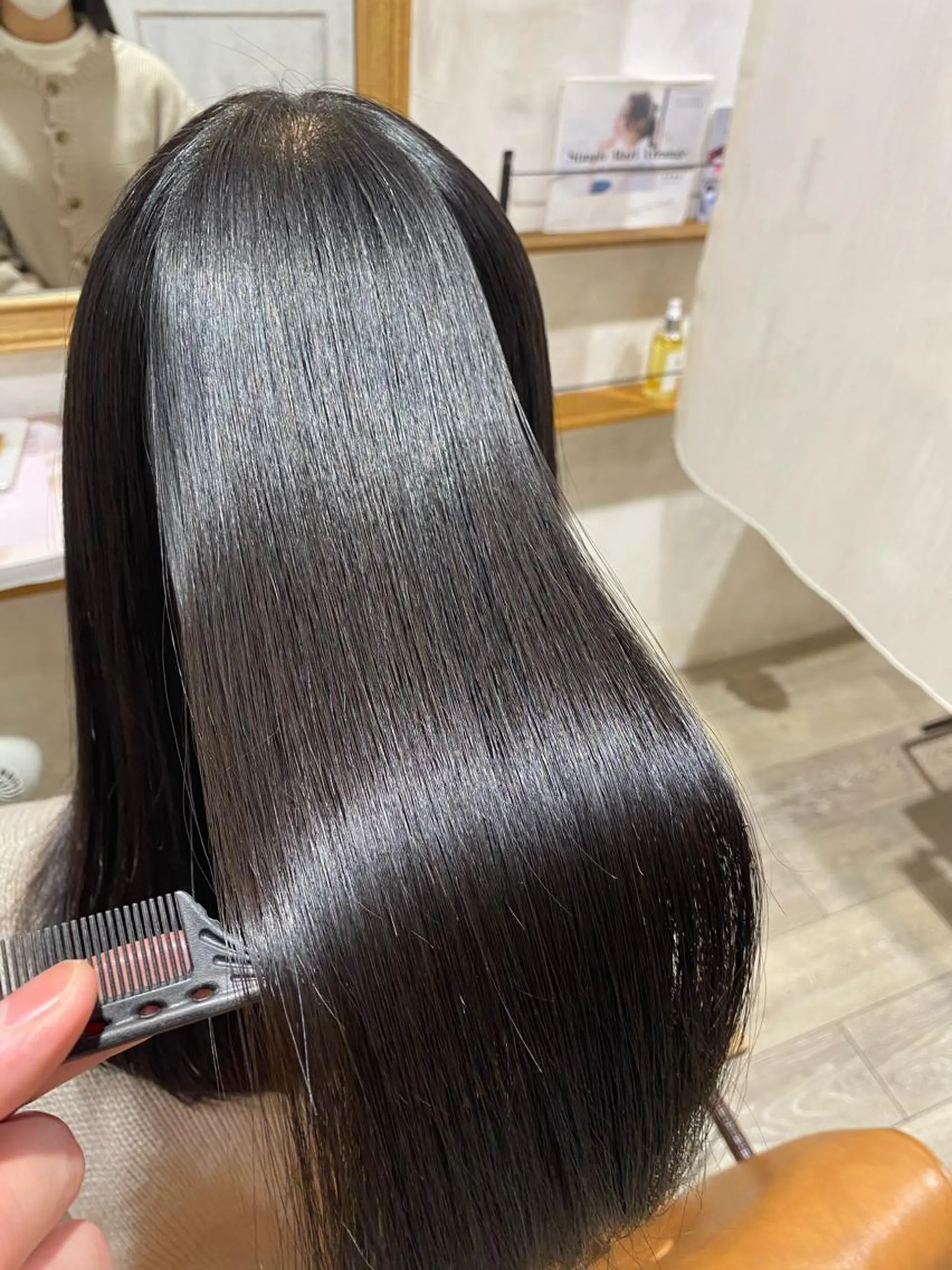 ロング カラー パーマ メンズ 縮毛矯正 keshiki大名所属・Keshiki大名 安部 真輝のヘアスタイル