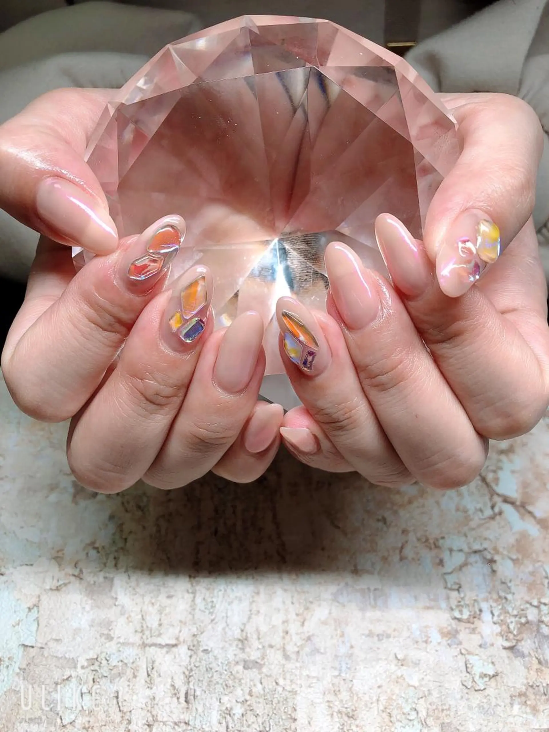 ネイル アートネイル フレンチネイル ジェルネイル グラデーション 韓国ネイル Nail room Bimano所属・Bimano seica♡+°のネイルデザイン