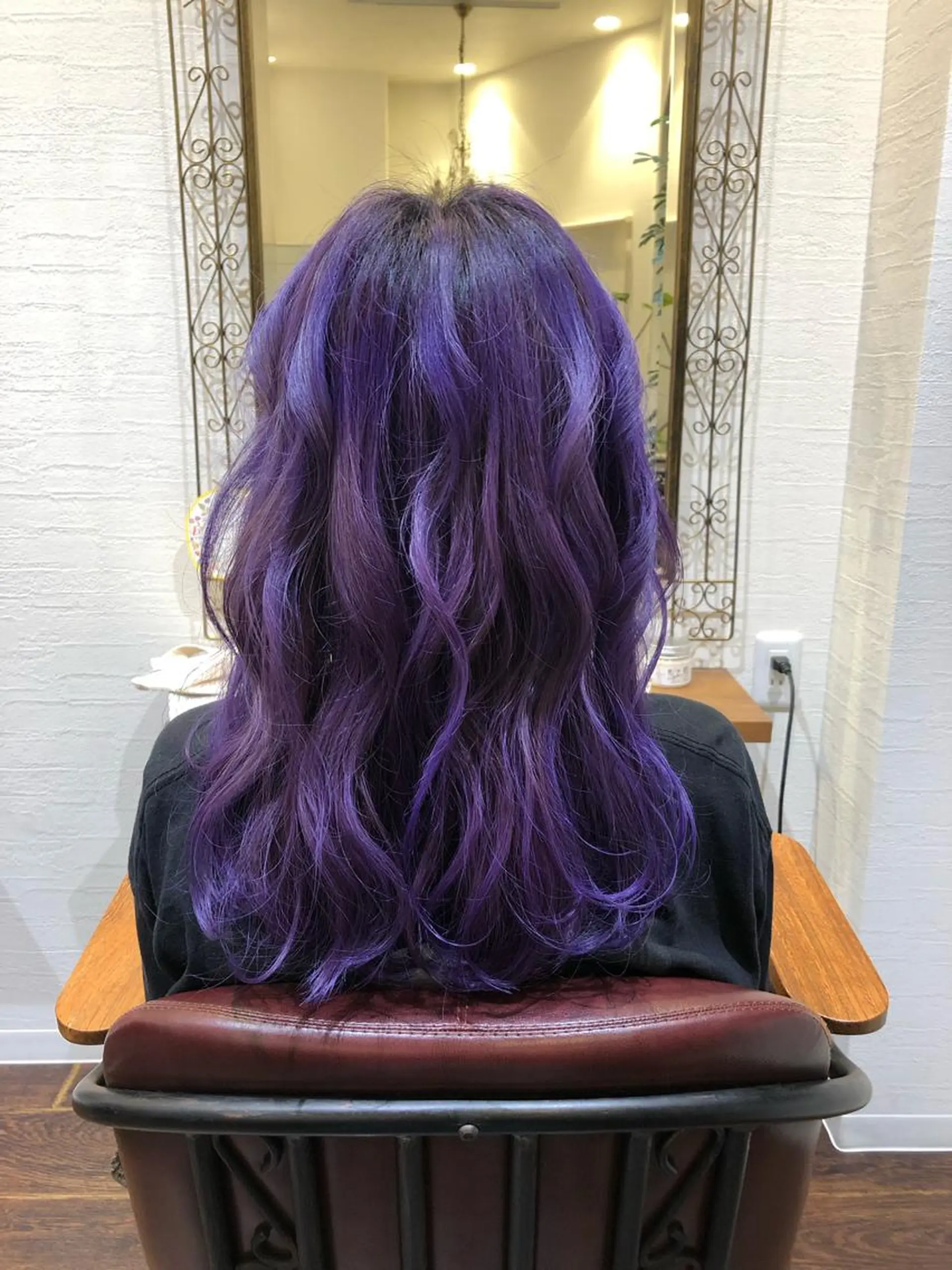 ロング カラー 皆巳 達郎のヘアスタイル