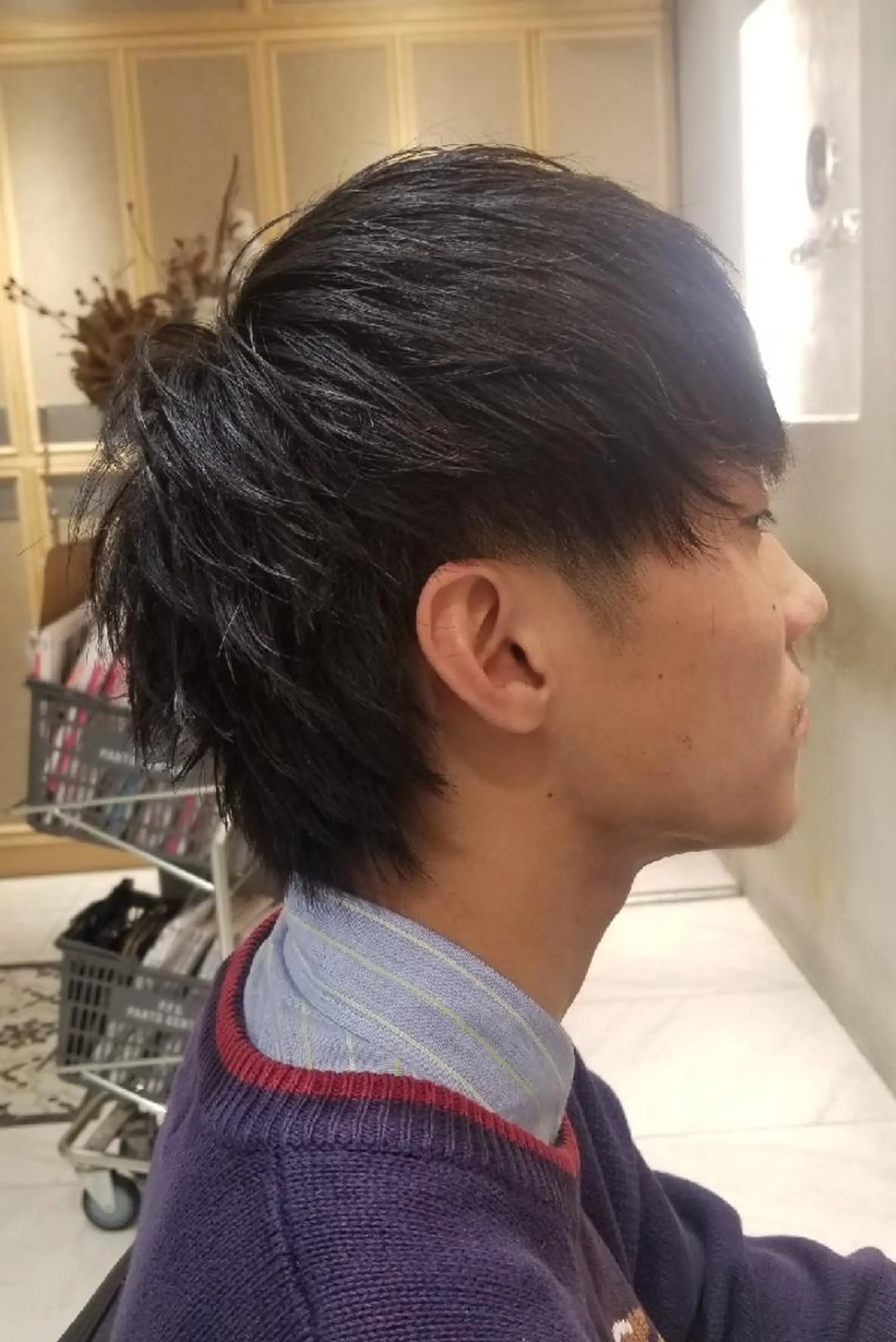 メンズ メンズ韓国風 韓国マッシュ マッシュウルフ マッシュ メンズウルフカット カット La fith hair 池袋店所属・🔴赤み消し/ 艶カラー落合　優🔴のヘアスタイル