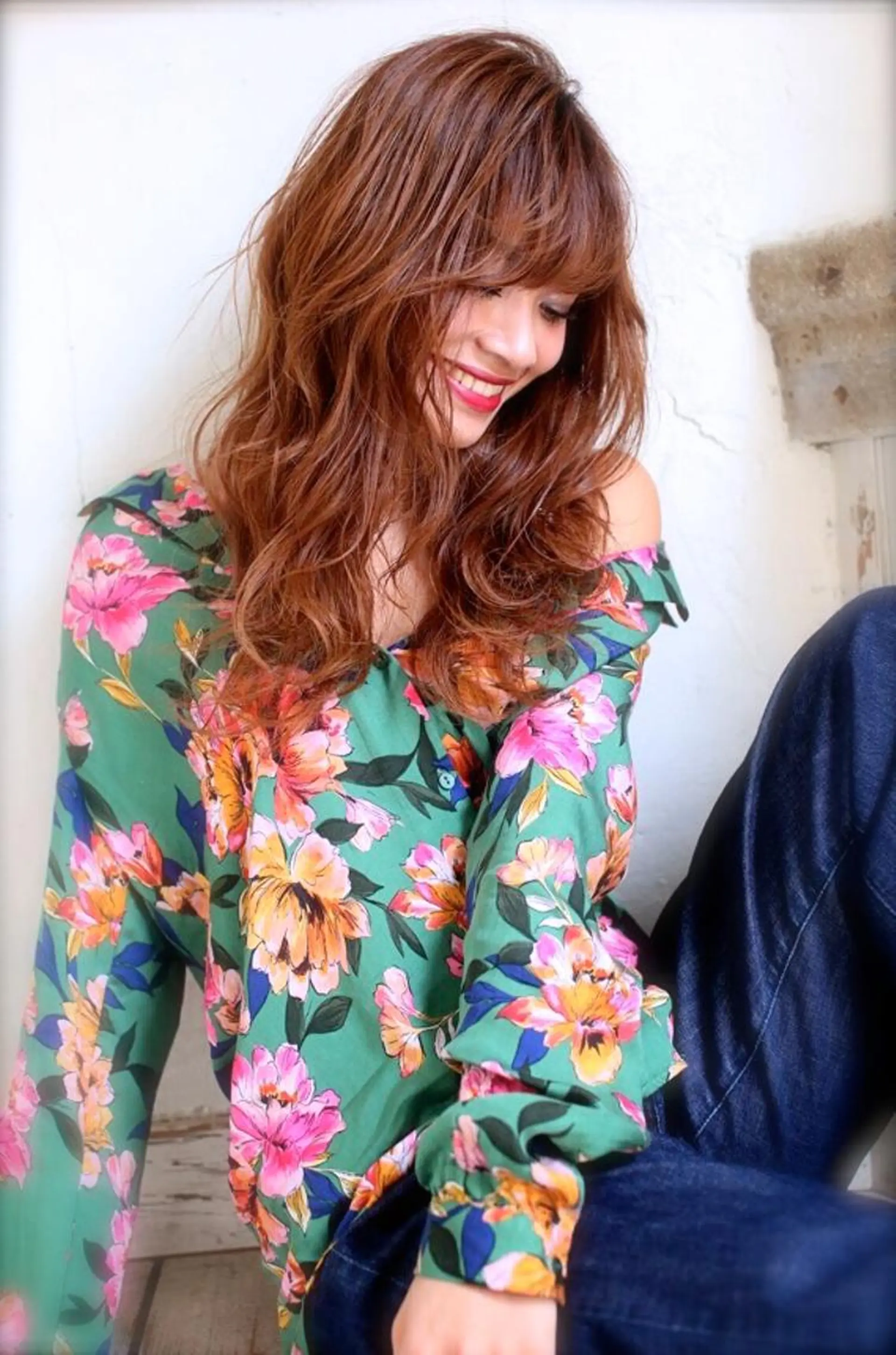 ロング カラー パーマ カット パーマ トリートメント 髪質改善/縮毛矯正/ ボブ/店長/槌矢圭悟のヘアスタイル