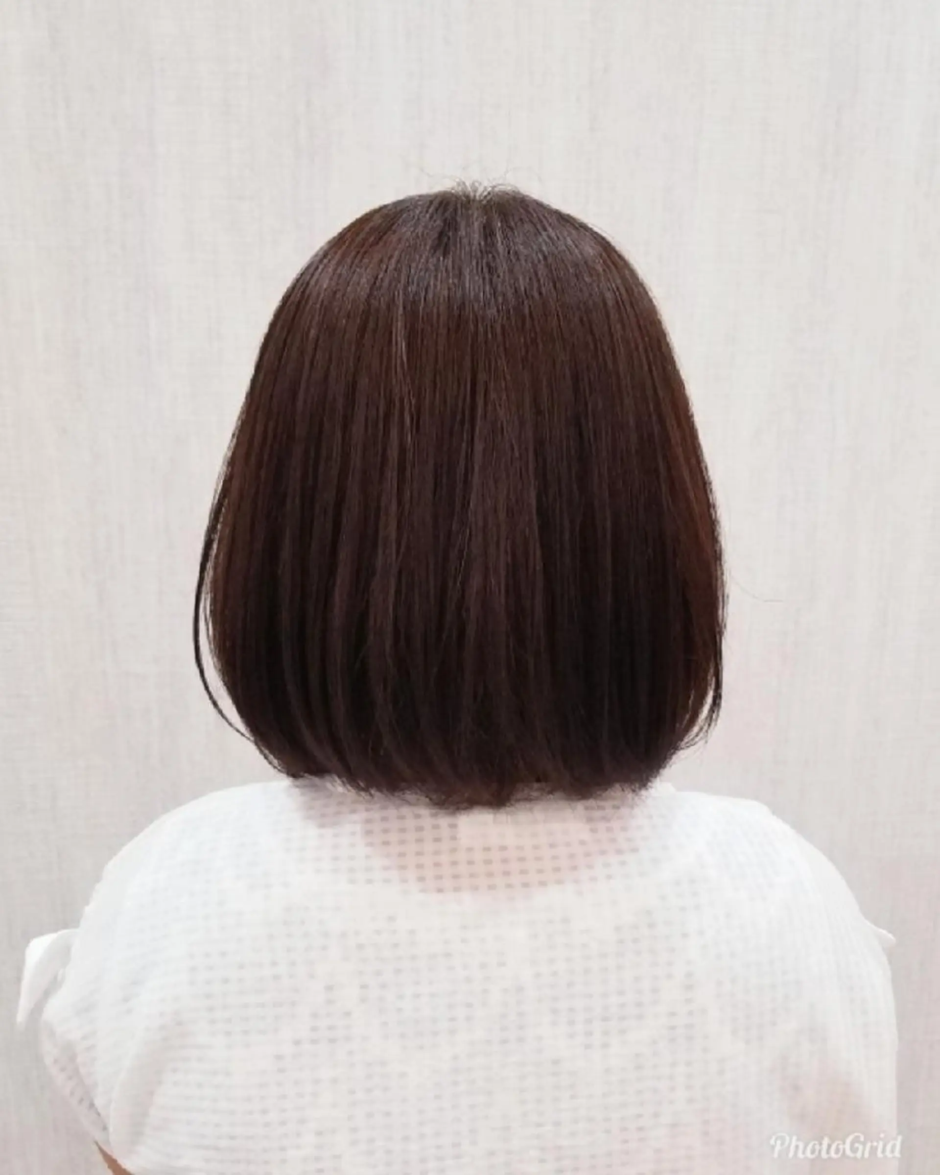 ミディアム ボブ 顔周りレイヤーカット 髪質改善代表西村功平のヘアスタイル