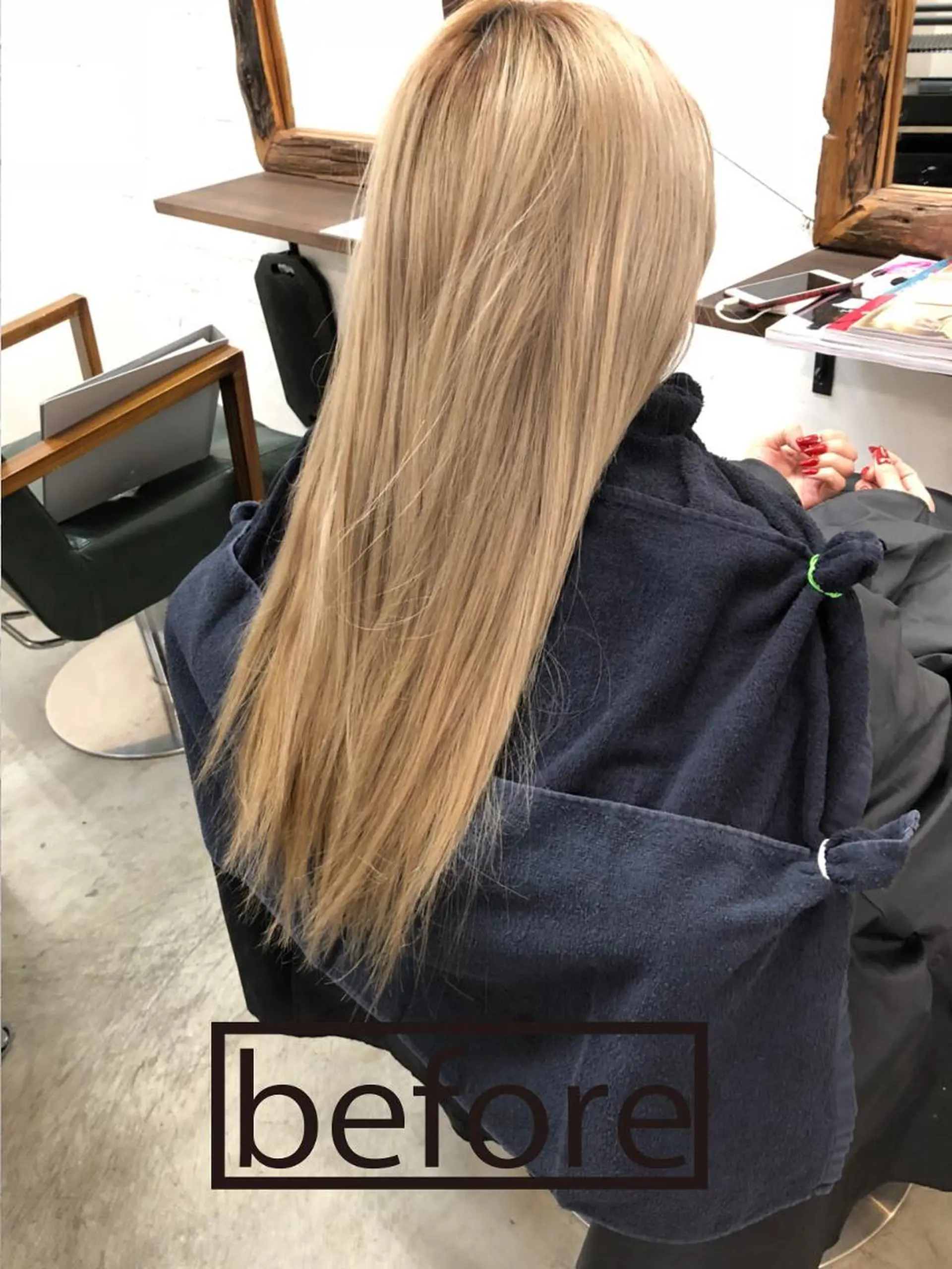 ロング anyhow academyのヘアスタイル