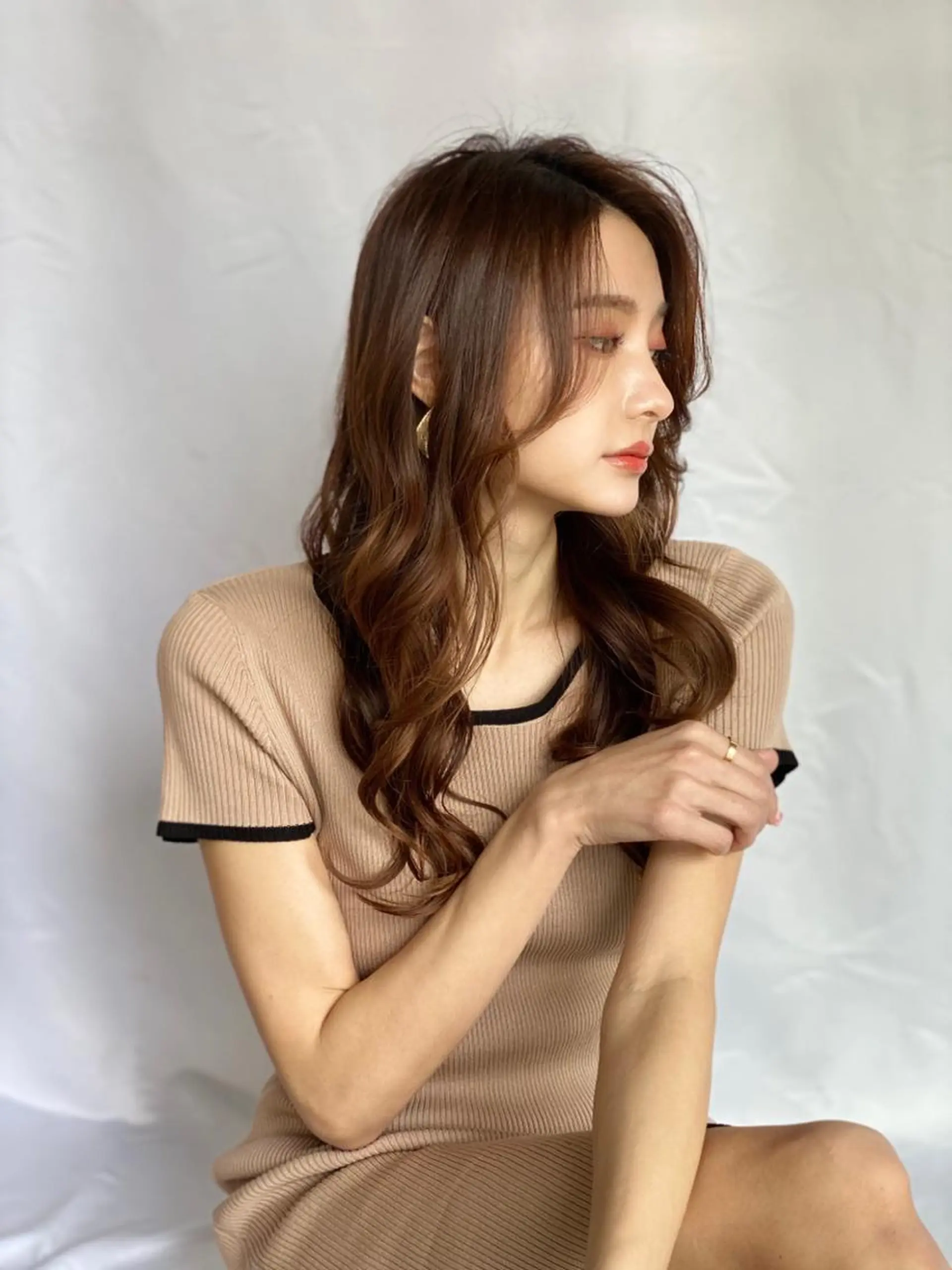 ロング カラー ヘアアレンジ Rely 美空のヘアスタイル
