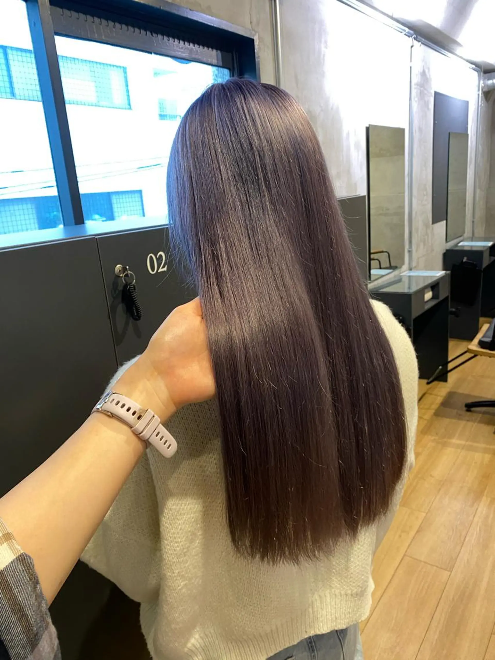 ロング カラー ラベンダーカラー カット ヘアカラー 【& koenji】 yuka🪽🫧のヘアスタイル