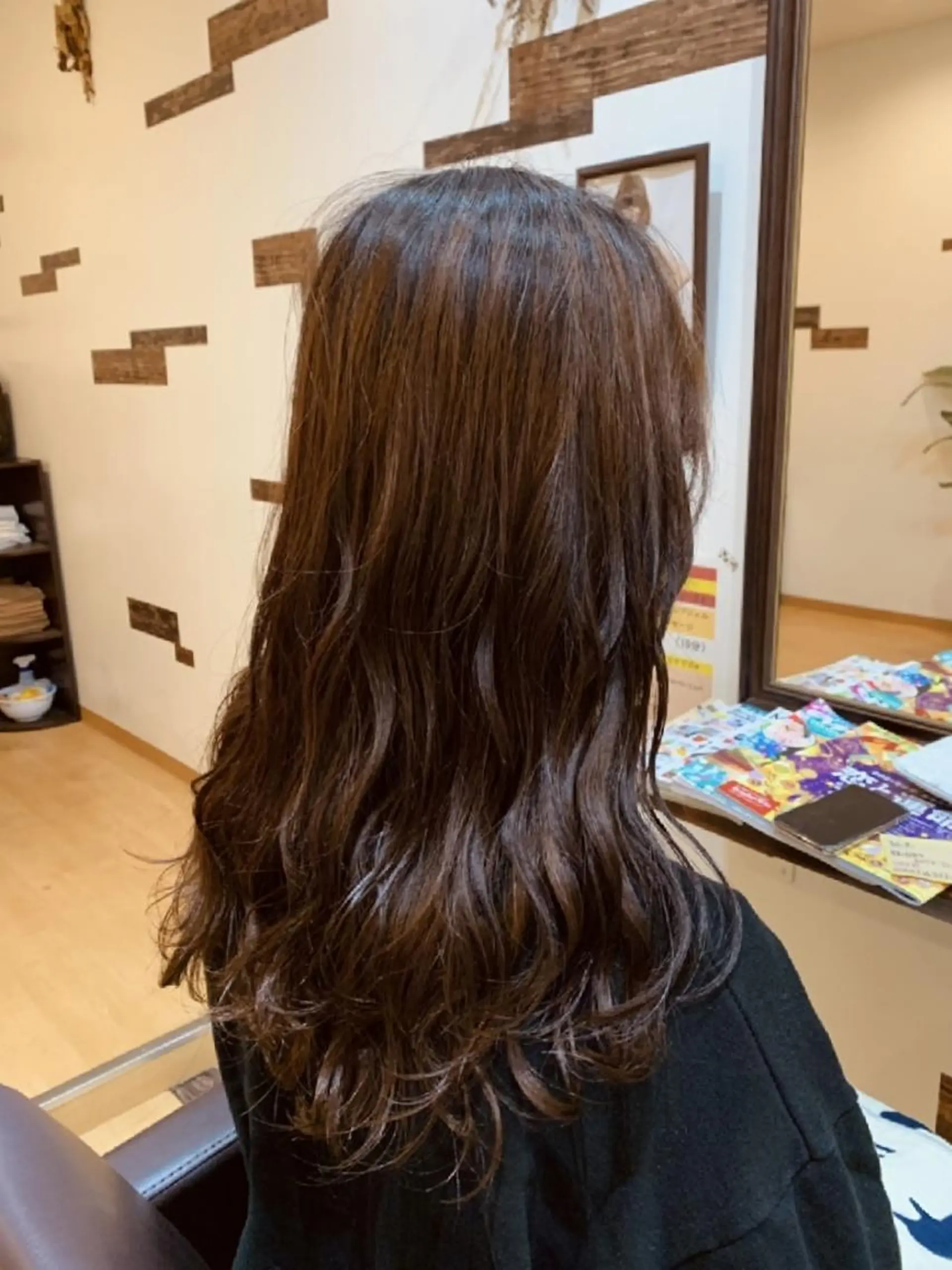 ロング カラー オレンジ SUGAR所属・サトウ シューイチのヘアスタイル