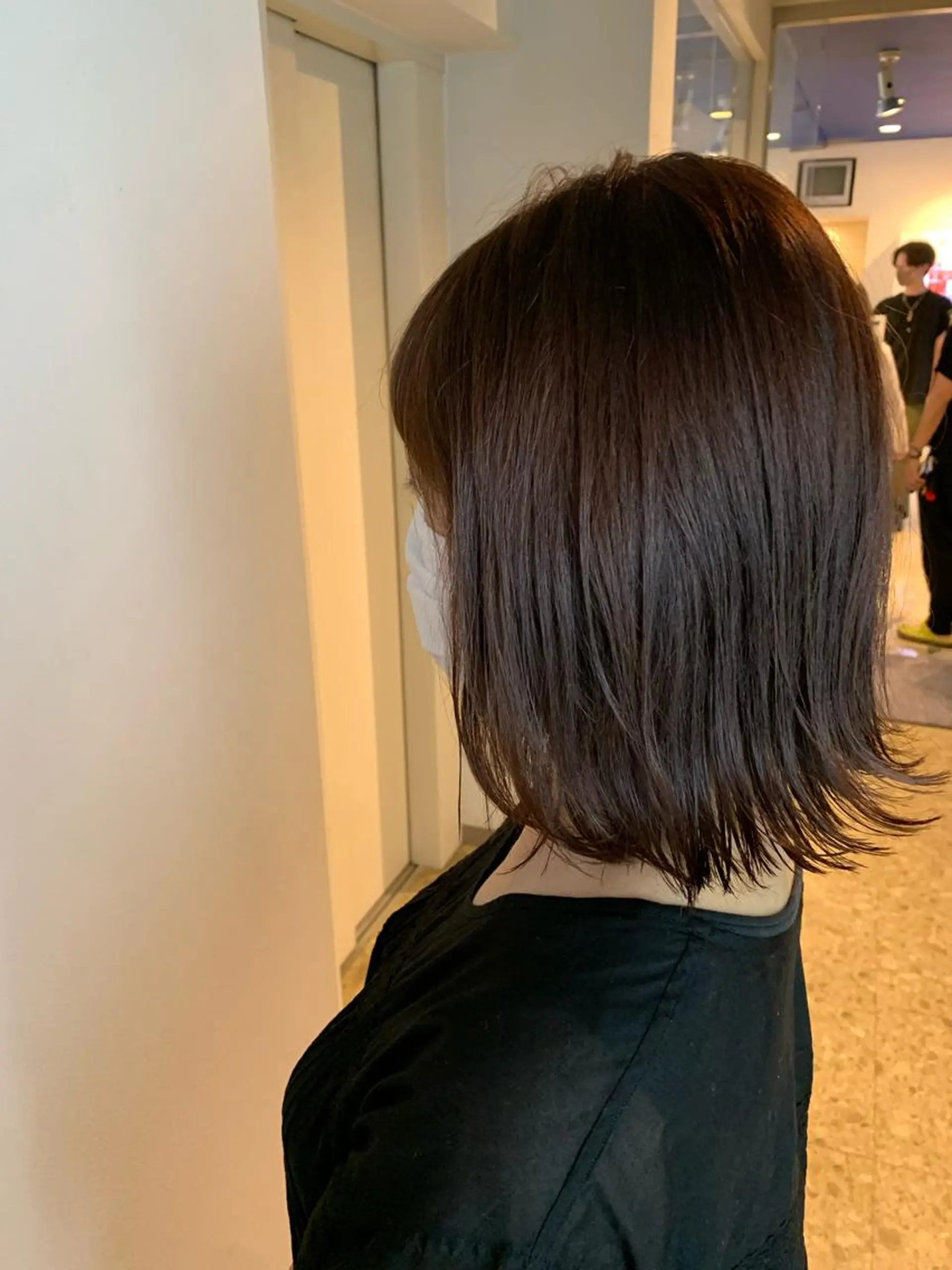 ミディアム うしだ かおるのヘアスタイル