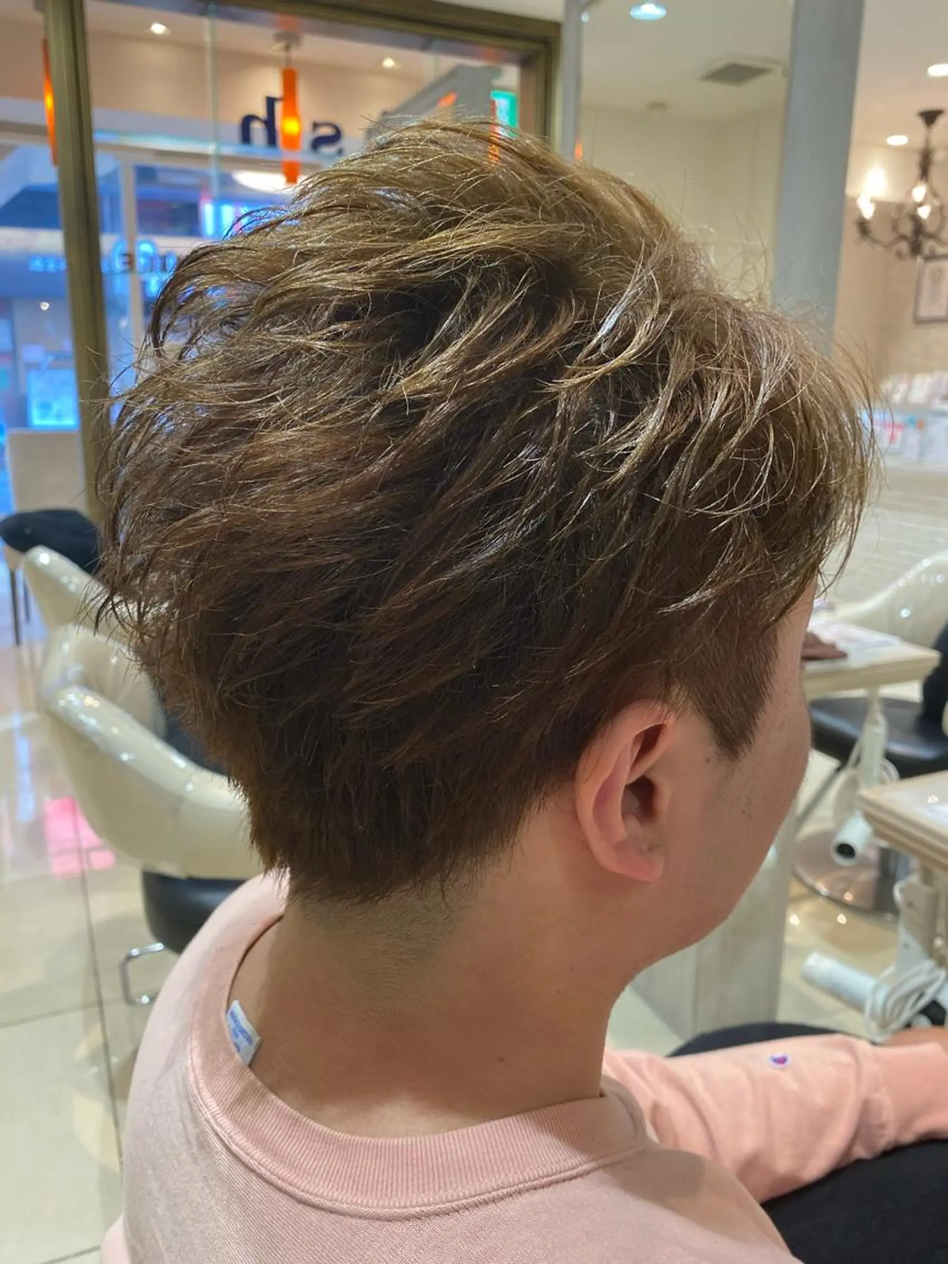 カラー メンズ アッシュ ベージュカラー ヘアカラー トリートメント Dxxxx III所属・女性目線の大人 メンズ*Ayakaのヘアスタイル