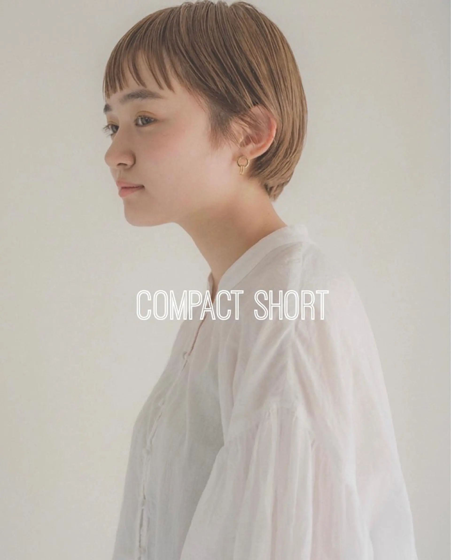 ショート カラー THE DAY所属・AKI HASHIMOTOのヘアスタイル