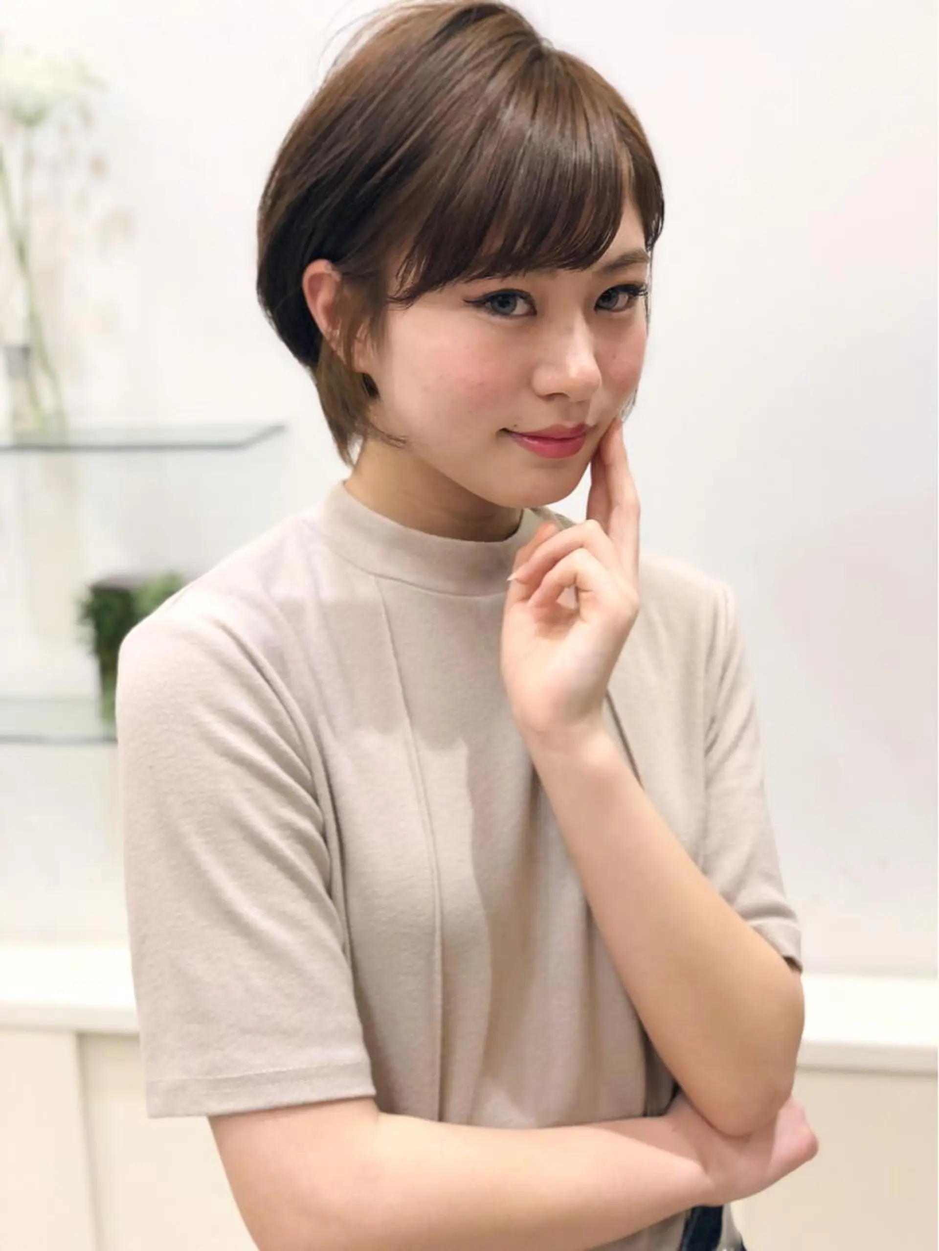 ショート カラー ショートヘア ディレクター ノナカのヘアスタイル