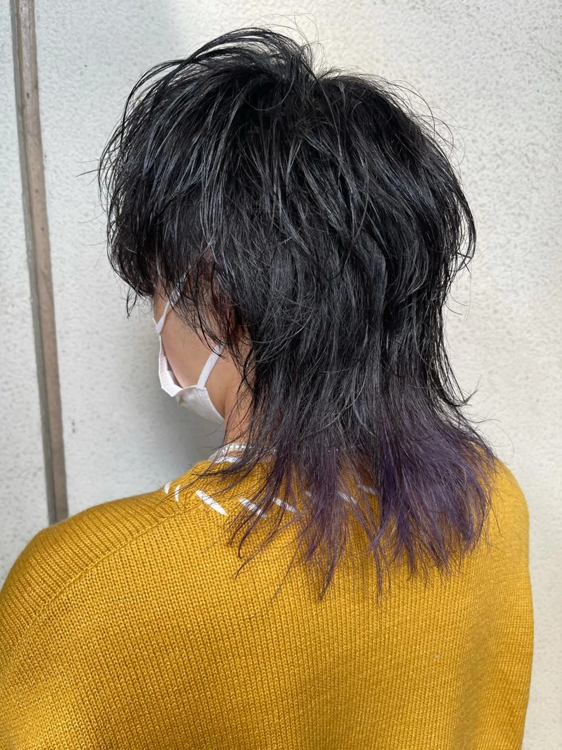 カラー メンズ メンズインナーカラー メンズウルフカット インナーカラー ウルフカット カット ヘアカラー 森本裕/オーナー/ スパイラルパーマのヘアスタイル