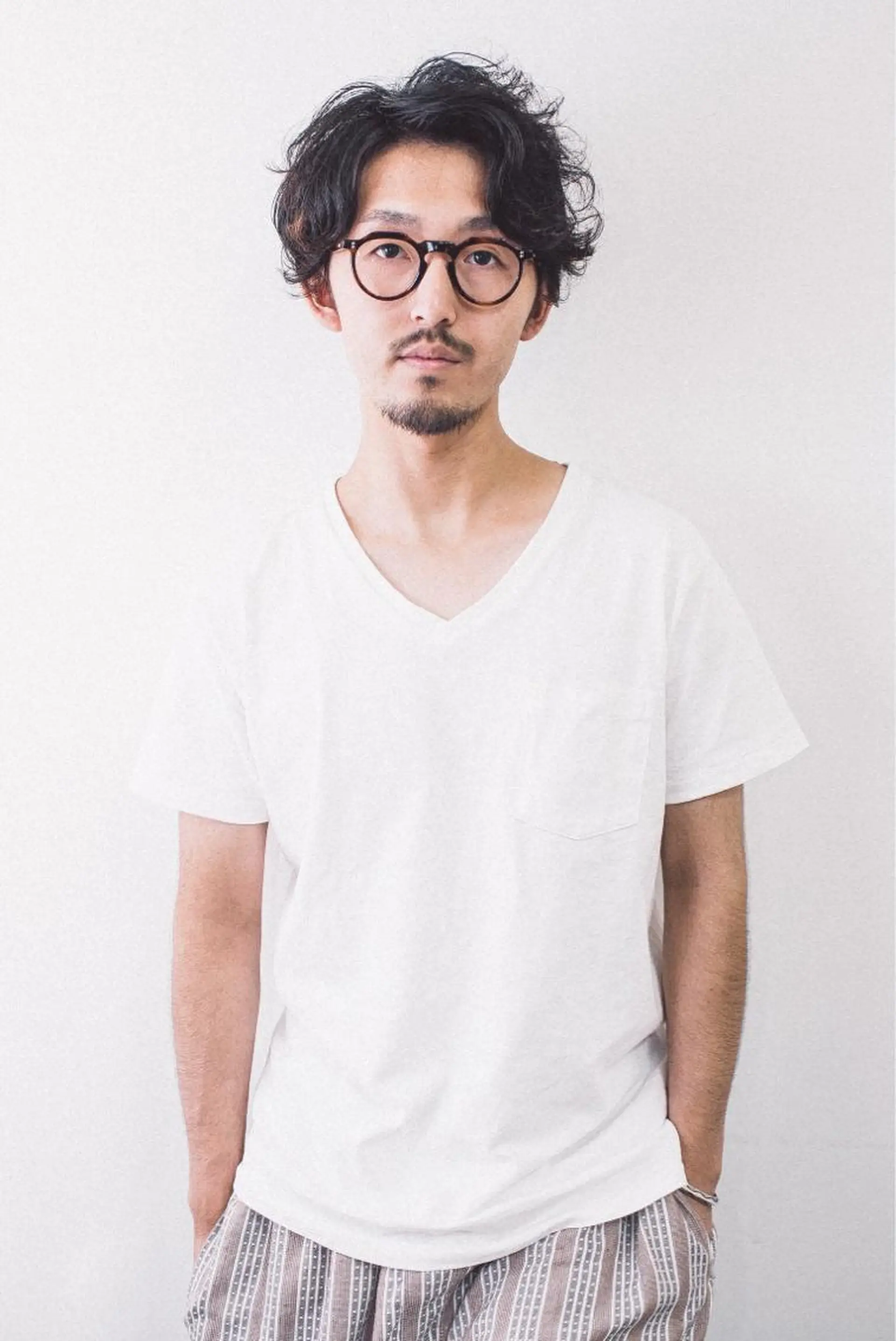 パーマ メンズ 千葉 慎也のヘアスタイル