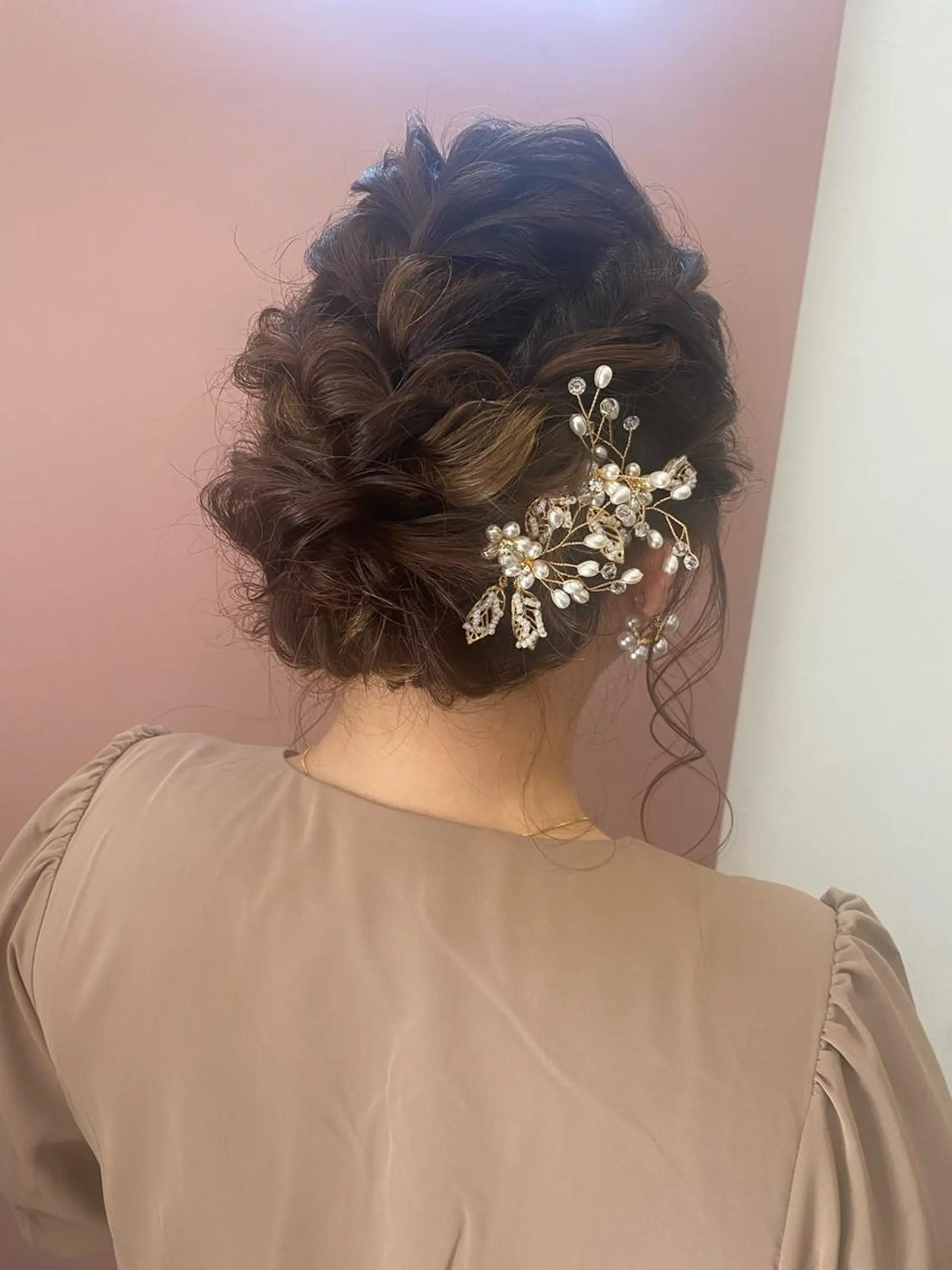 セミロング ヘアアレンジ ヘアセット pep所属・pep natsumiのヘアスタイル